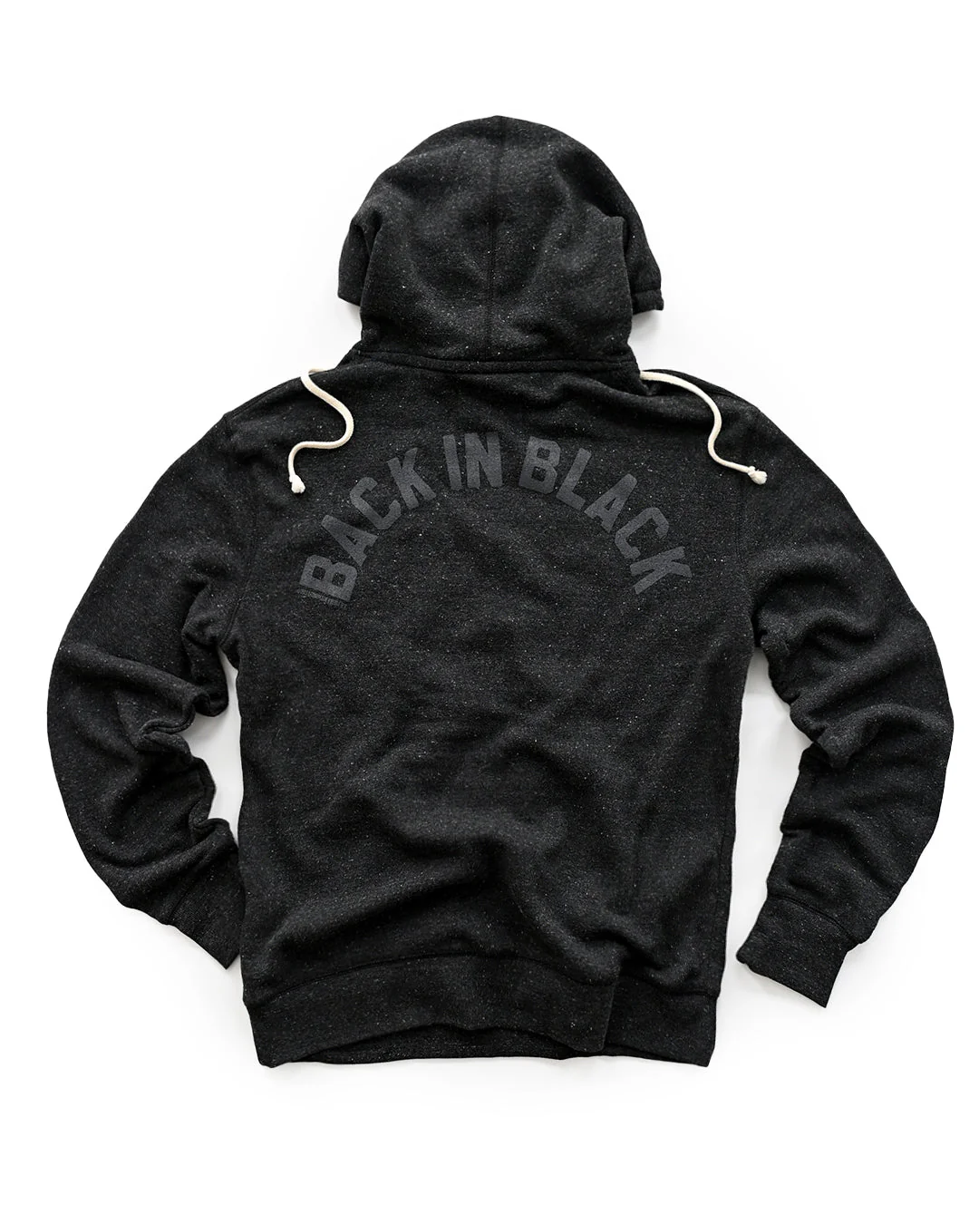 AC/DC Back in Black '80 Black PO Hoody - Image 3