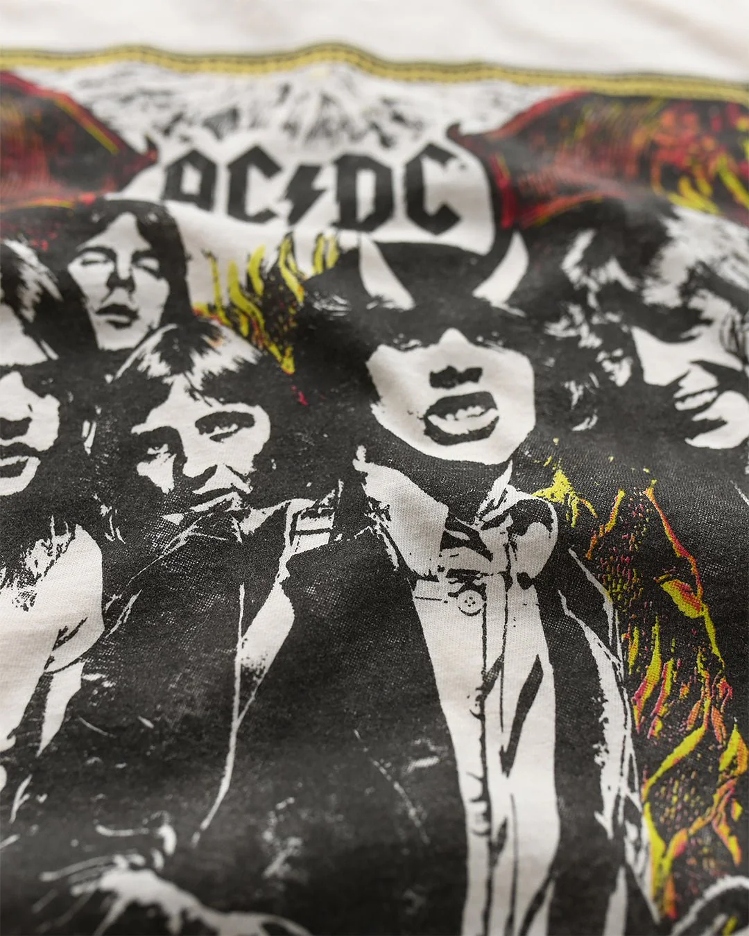 AC/DC Highway To Hell Photo White Tee - Image 3