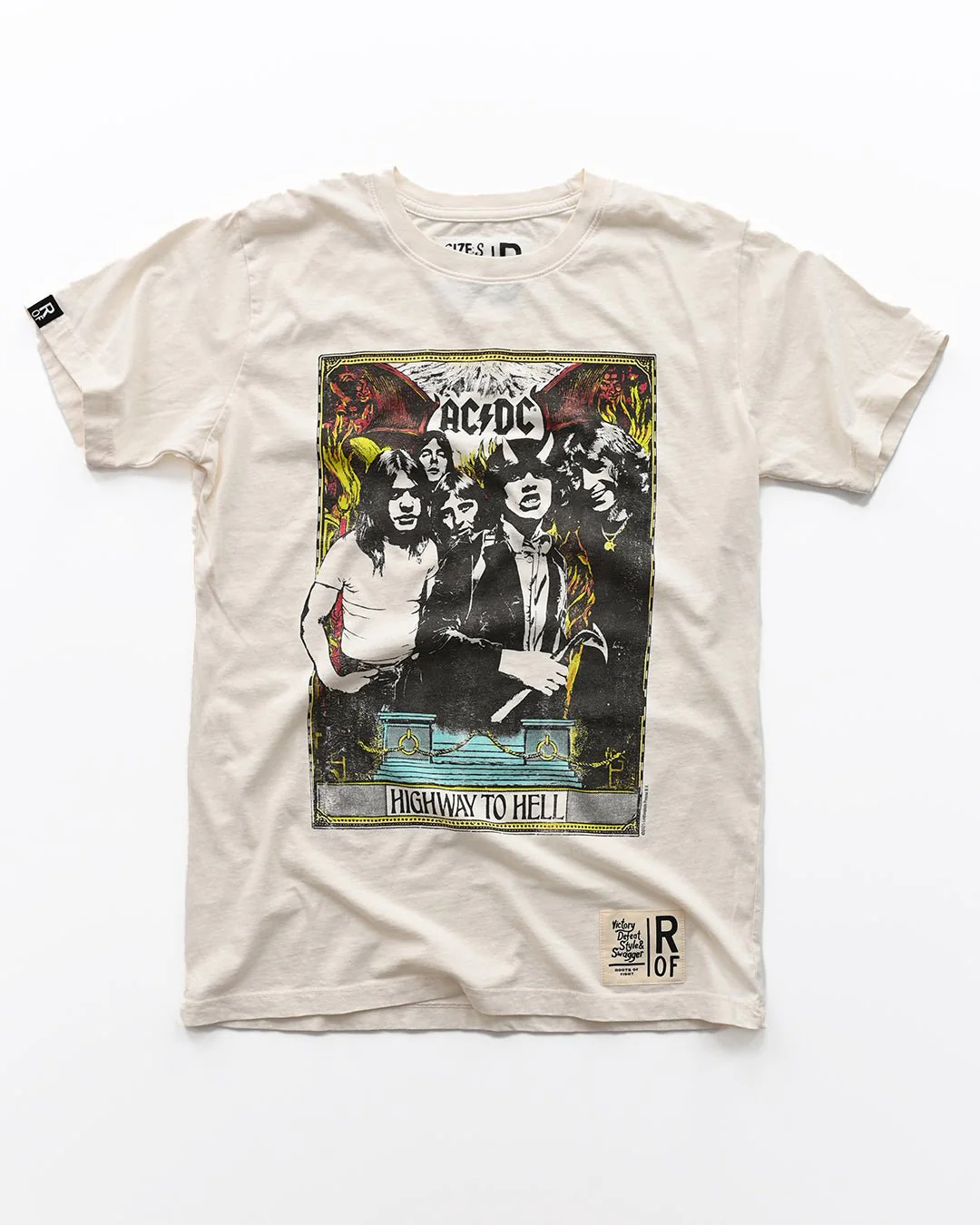 AC/DC Highway To Hell Photo White Tee - Image 6