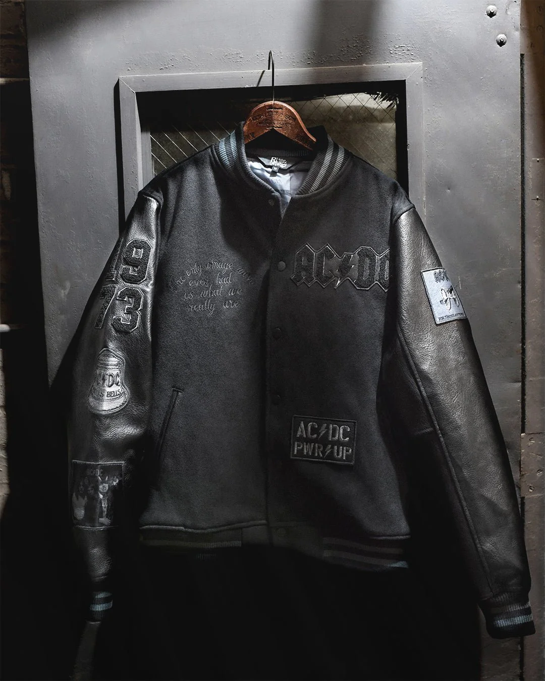 AC/DC Through The Eras Black Varsity Jacket - Image 2