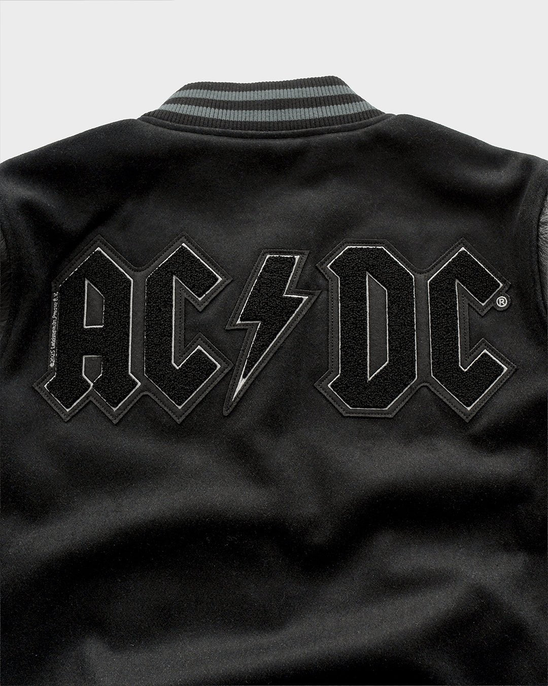 AC/DC Through The Eras Black Varsity Jacket - Image 7