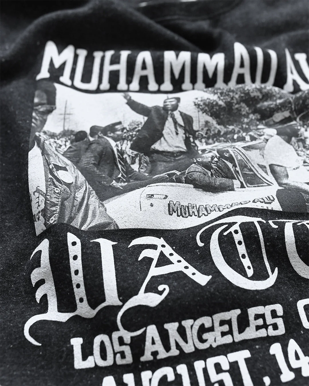 Ali 1967 Watts Photo Black Sweatshirt - Image 3