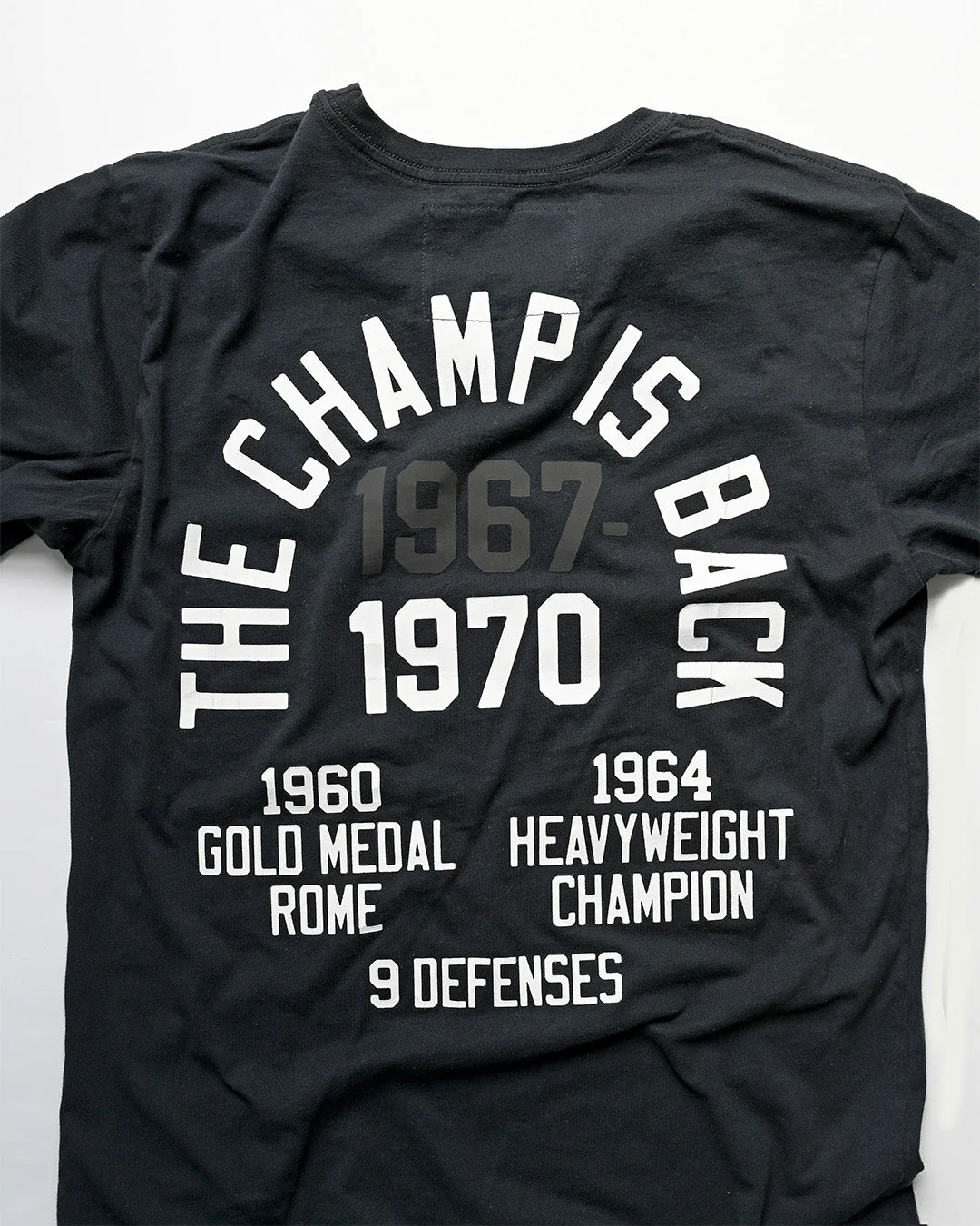 Ali Champ Is Back Black Tee - Image 4