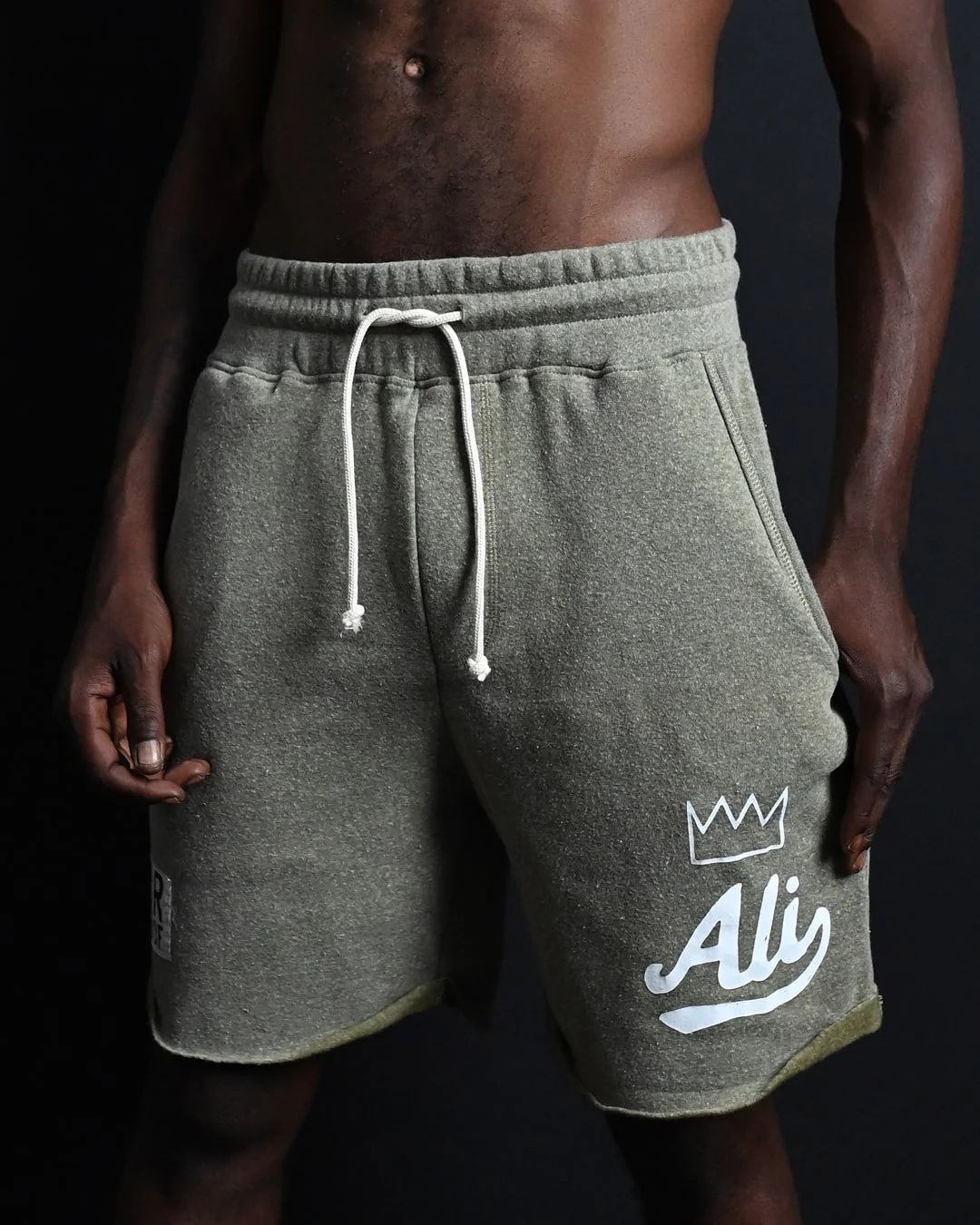 Ali Crown Olive Shorts - Image 3
