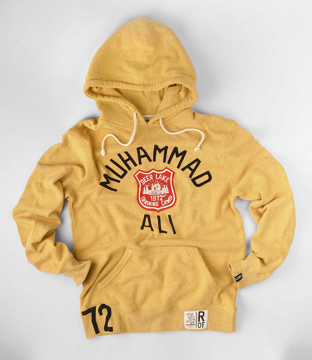 Ali Deer Lake Float Quote Yellow Hoody - Image 3