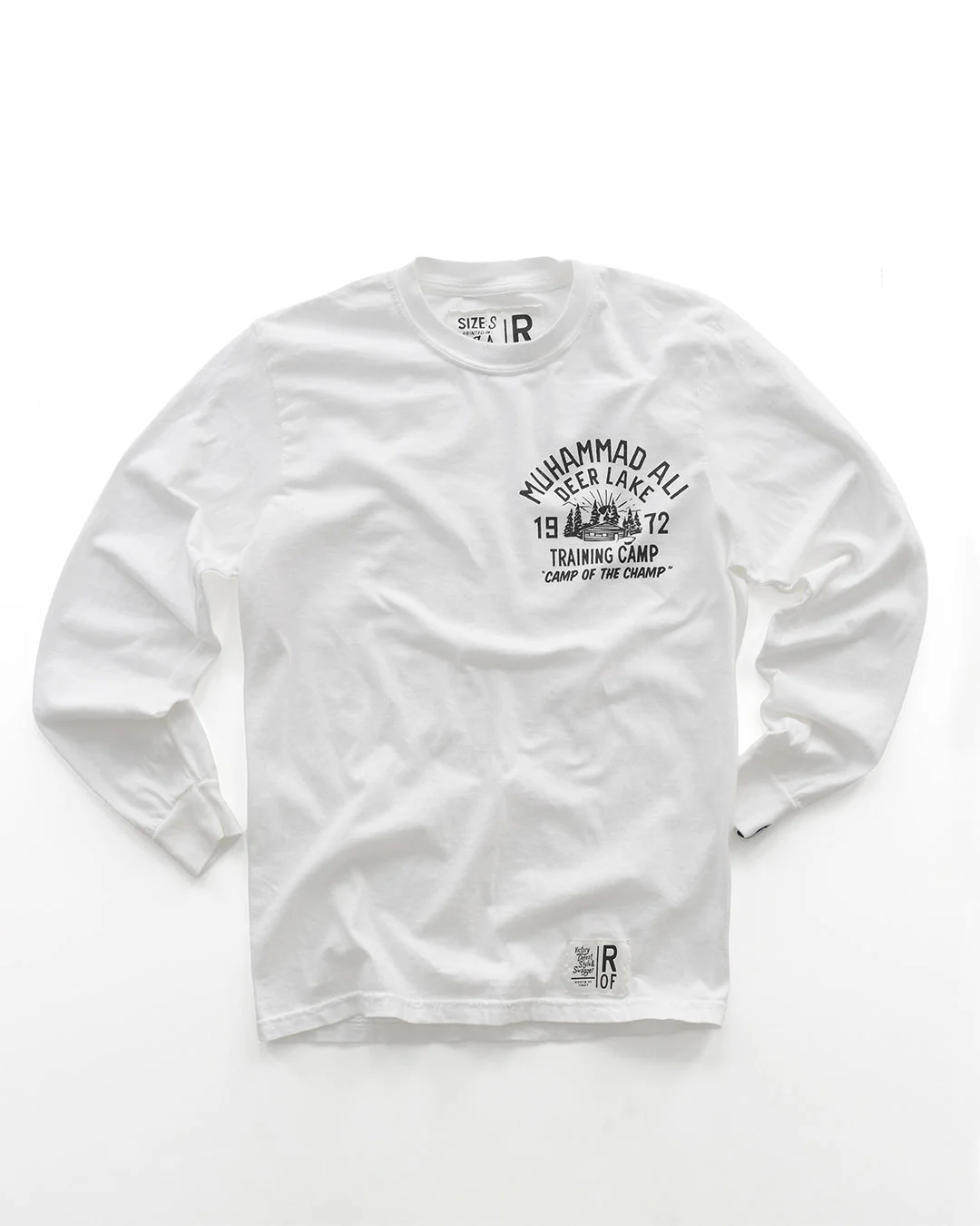 Ali Deer Lake White Long Sleeve Tee - Image 4