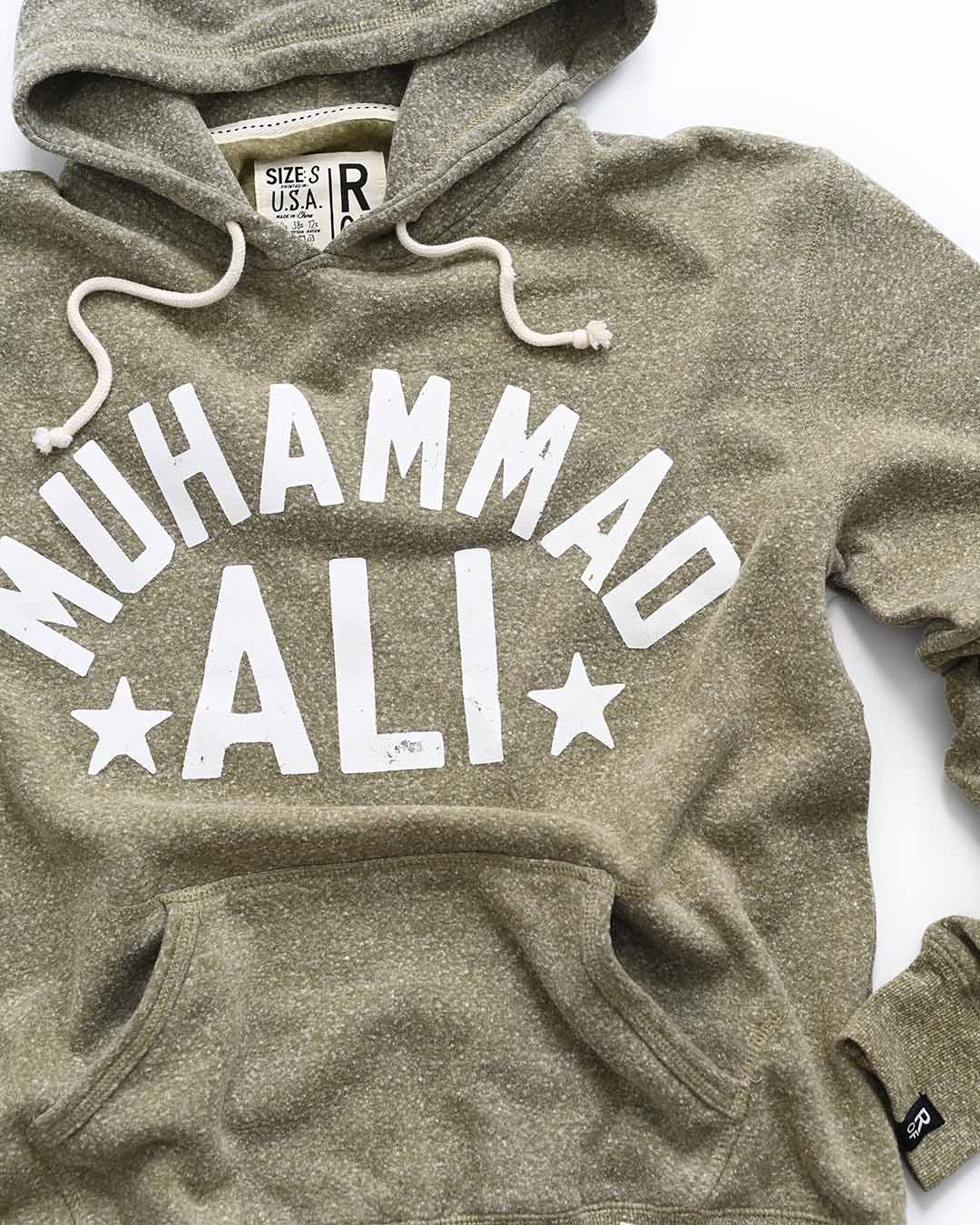 Ali Float Quote Heather Olive PO Hoody - Image 3