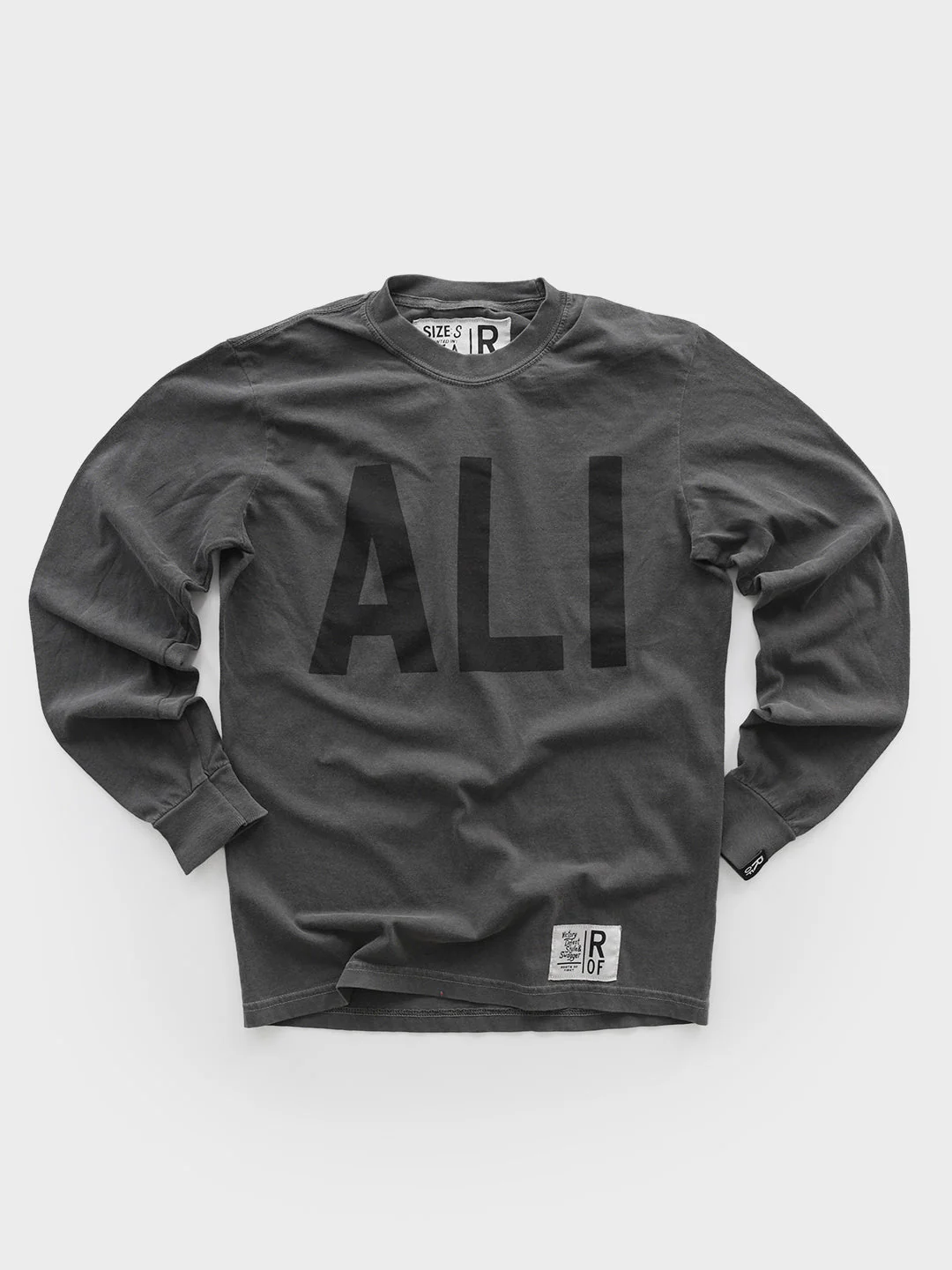 Ali Icon Charcoal Long Sleeve Tee - Image 4