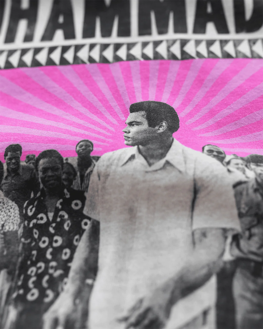 Ali Kinshasa Zaire '74 White Tee - Image 2