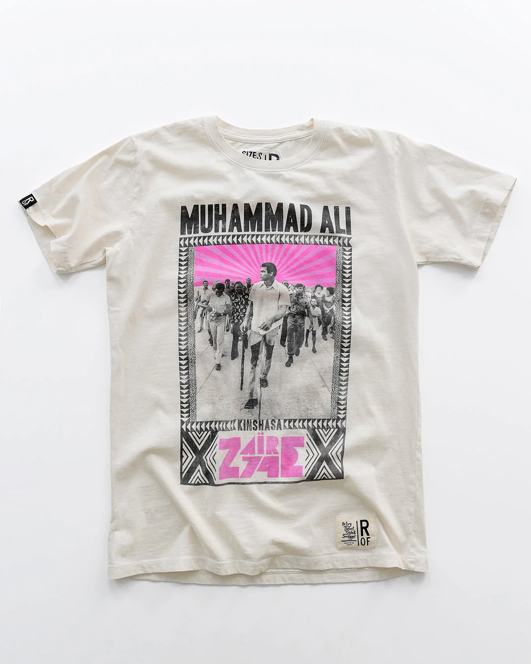 Ali Kinshasa Zaire '74 White Tee - Image 5
