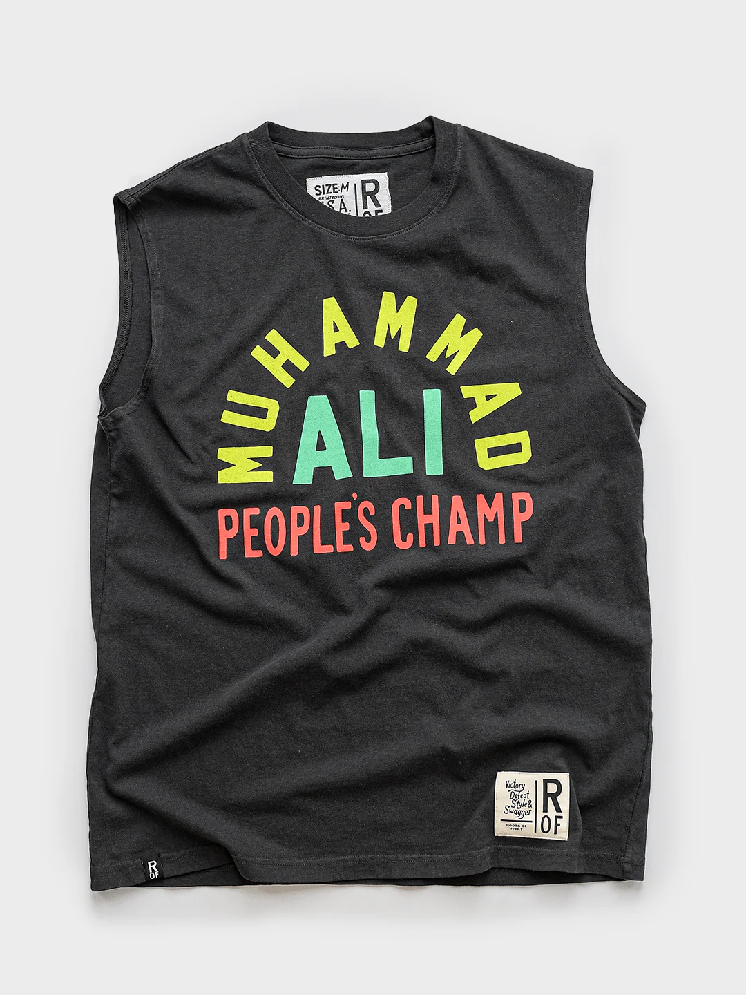 Ali People's Champ Black Muscle Tee - Image 6