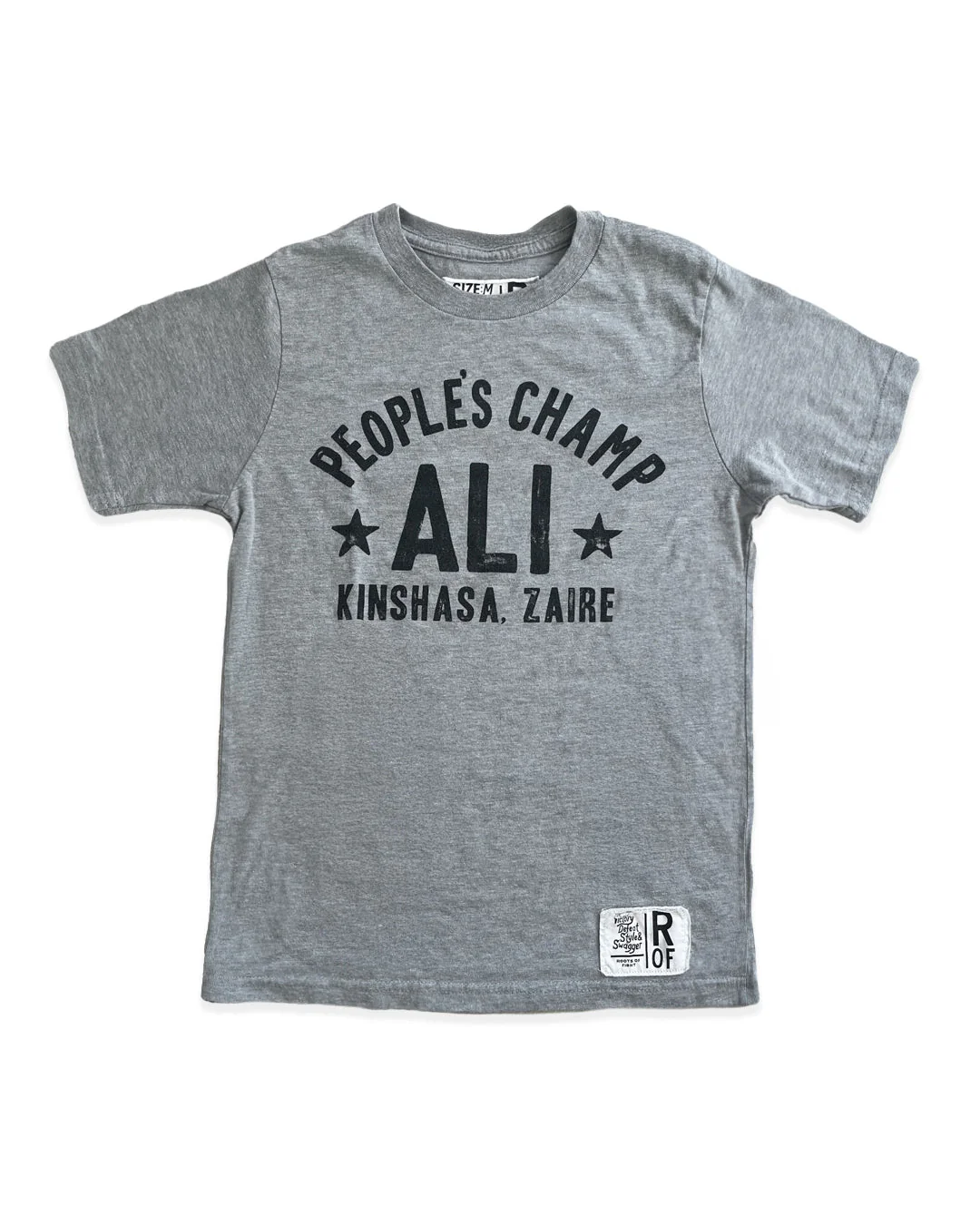 Ali Rumble Quote Grey Kid's Tee - Image 4