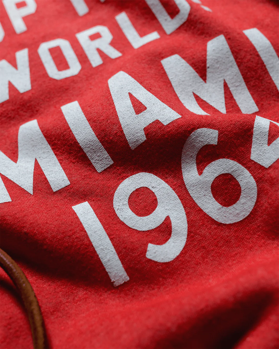 Ali Shook Up The World '64 Red PO Hoody - Image 3