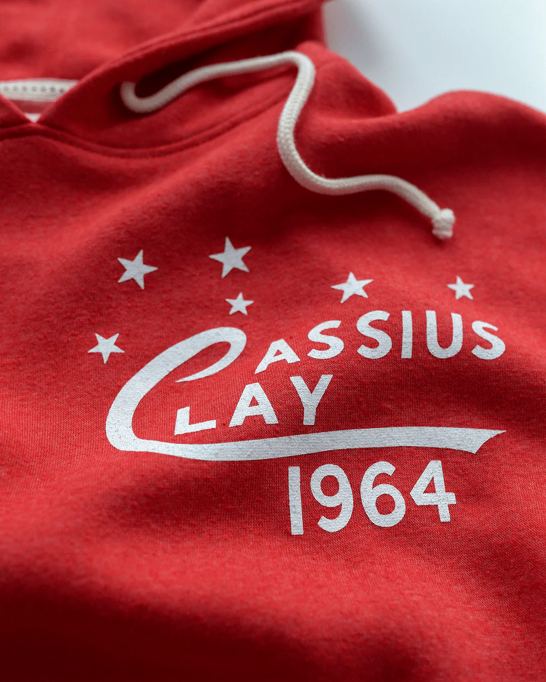 Ali Shook Up The World '64 Red PO Hoody - Image 4