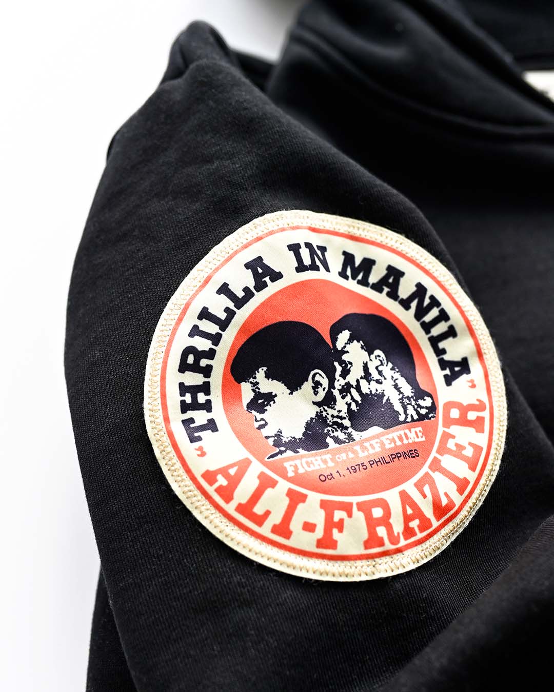 Ali Thrilla In Manila Black Heavyweight PO Hoody - Image 4