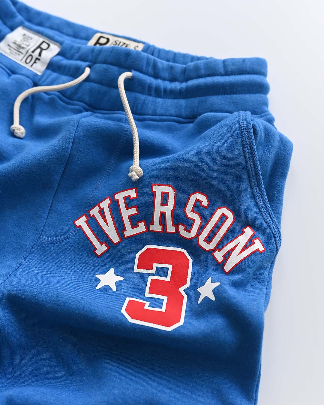 Allen Iverson #3 Blue Sweatpants - Image 4