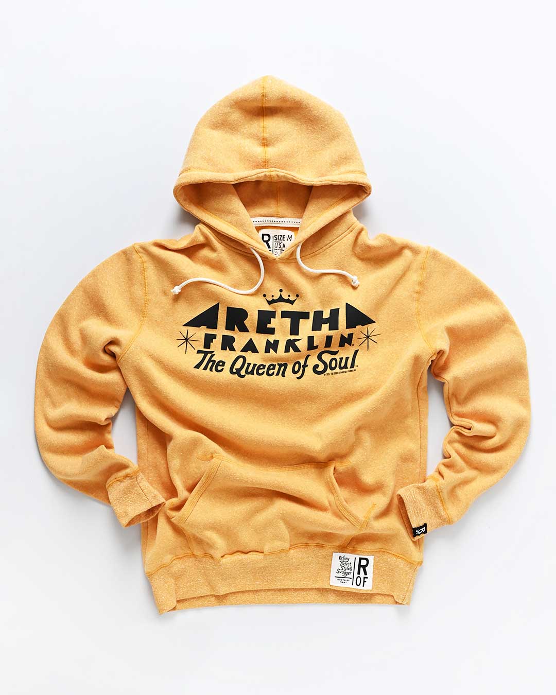 Aretha Franklin Queen of Soul Gold PO Hoody - Image 4
