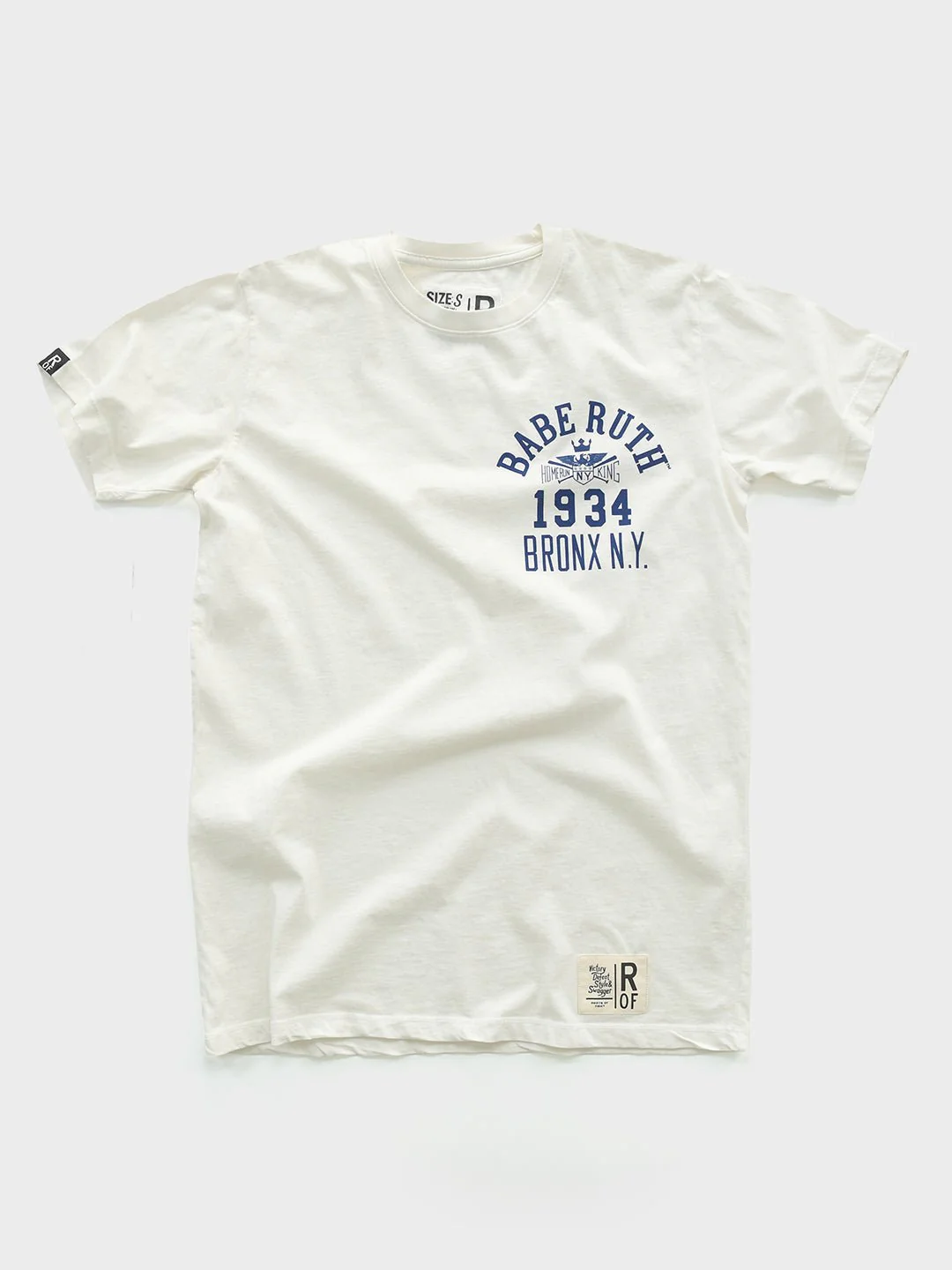 Babe Ruth 1934 NY White Tee - Image 4