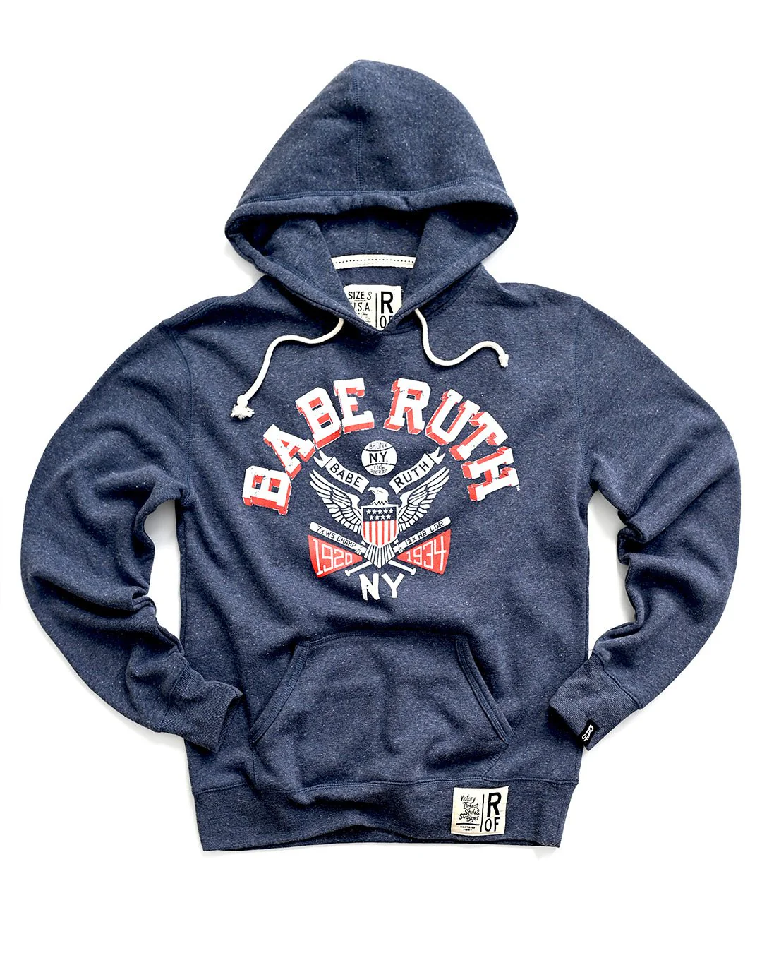 Babe Ruth New York '20-'34 Navy PO Hoody - Image 4