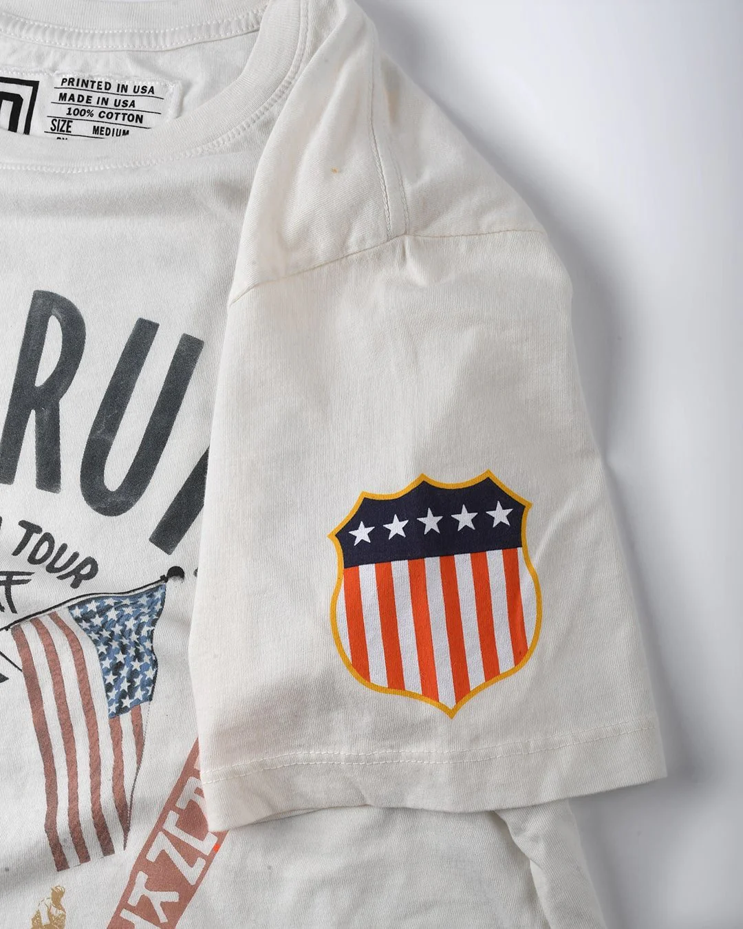 Babe Ruth Tokyo X NY Vintage White Tee - Image 4