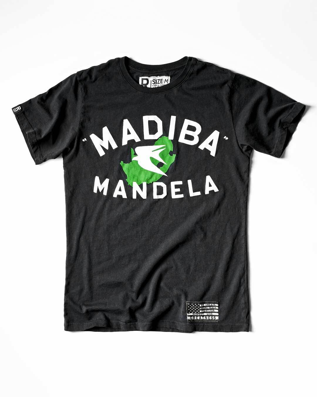 BHT - Mandela 'Madiba' Black Tee - Image 3