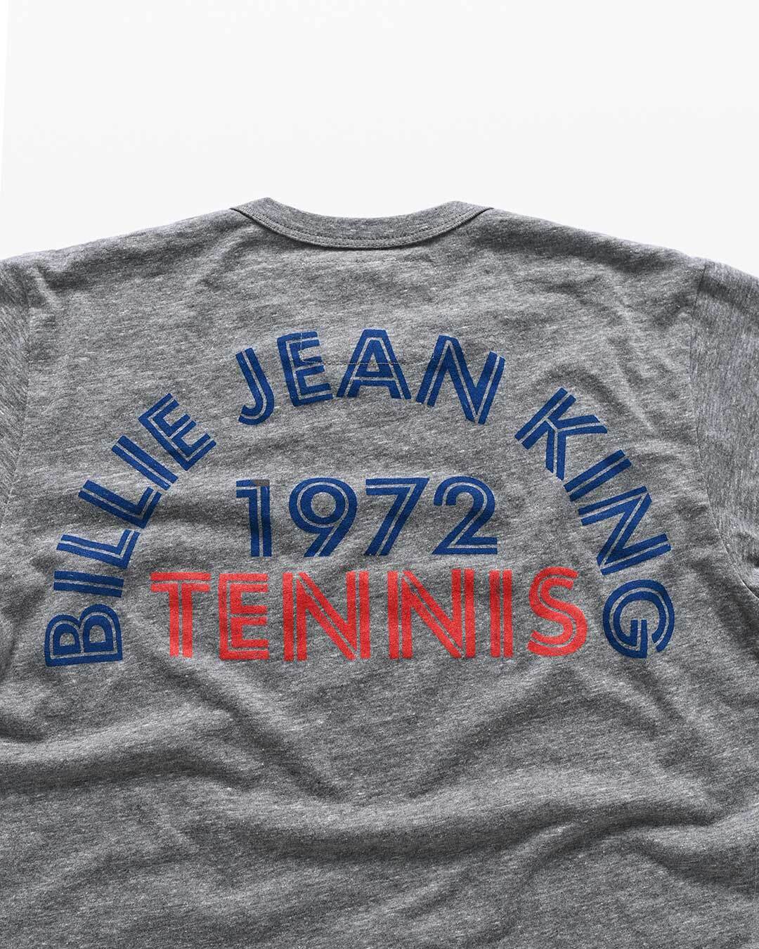 Billie Jean King Classic Grey Tee - Image 4