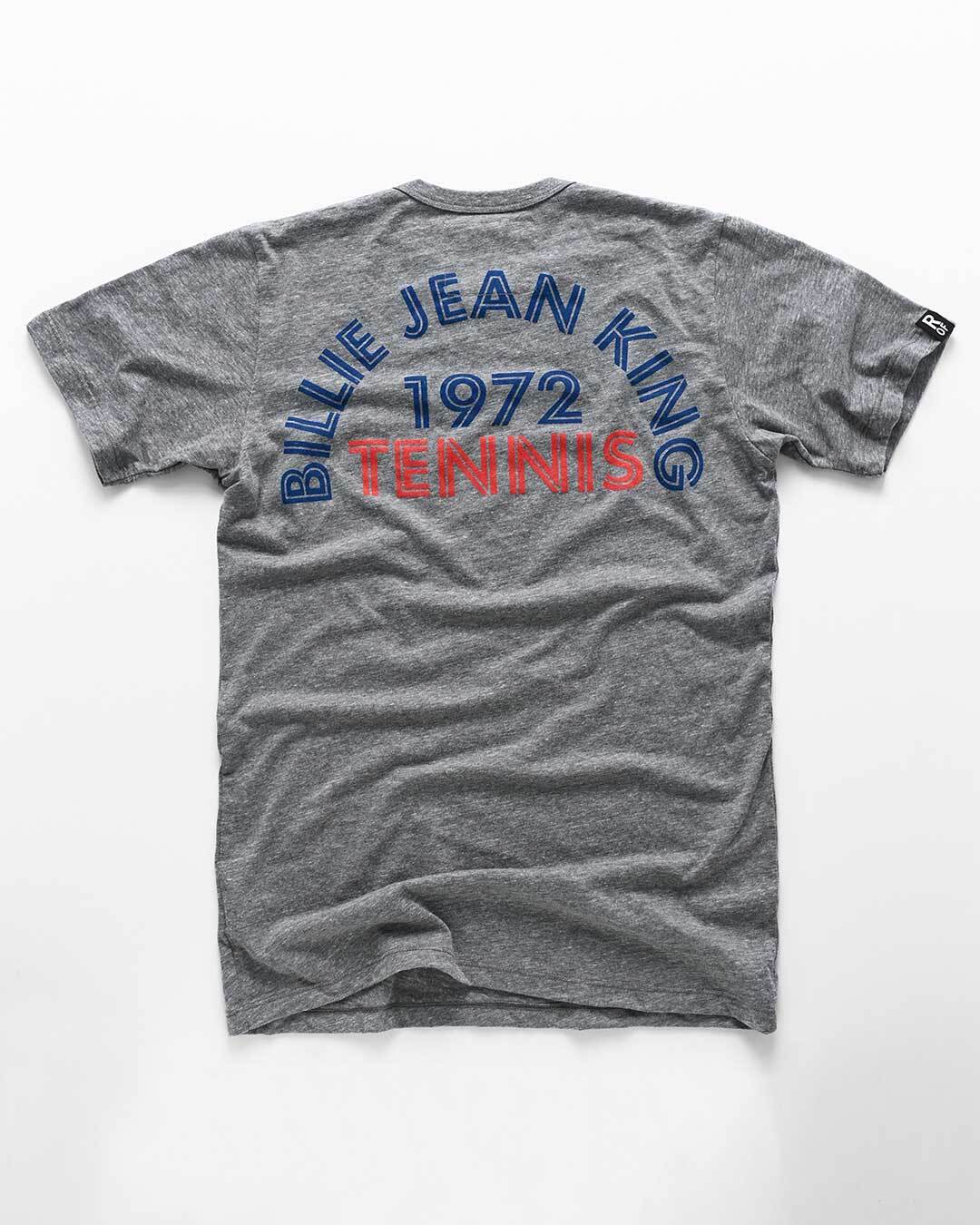 Billie Jean King Classic Grey Tee - Image 6