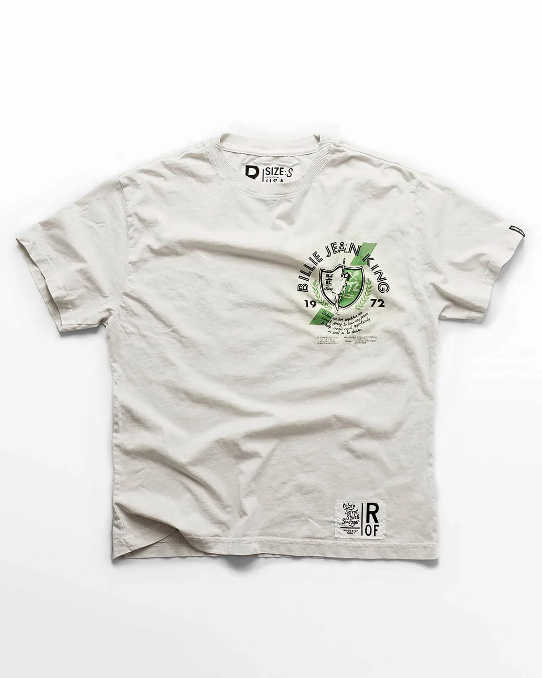 Billie Jean King Creme Women's Tee - Image 5