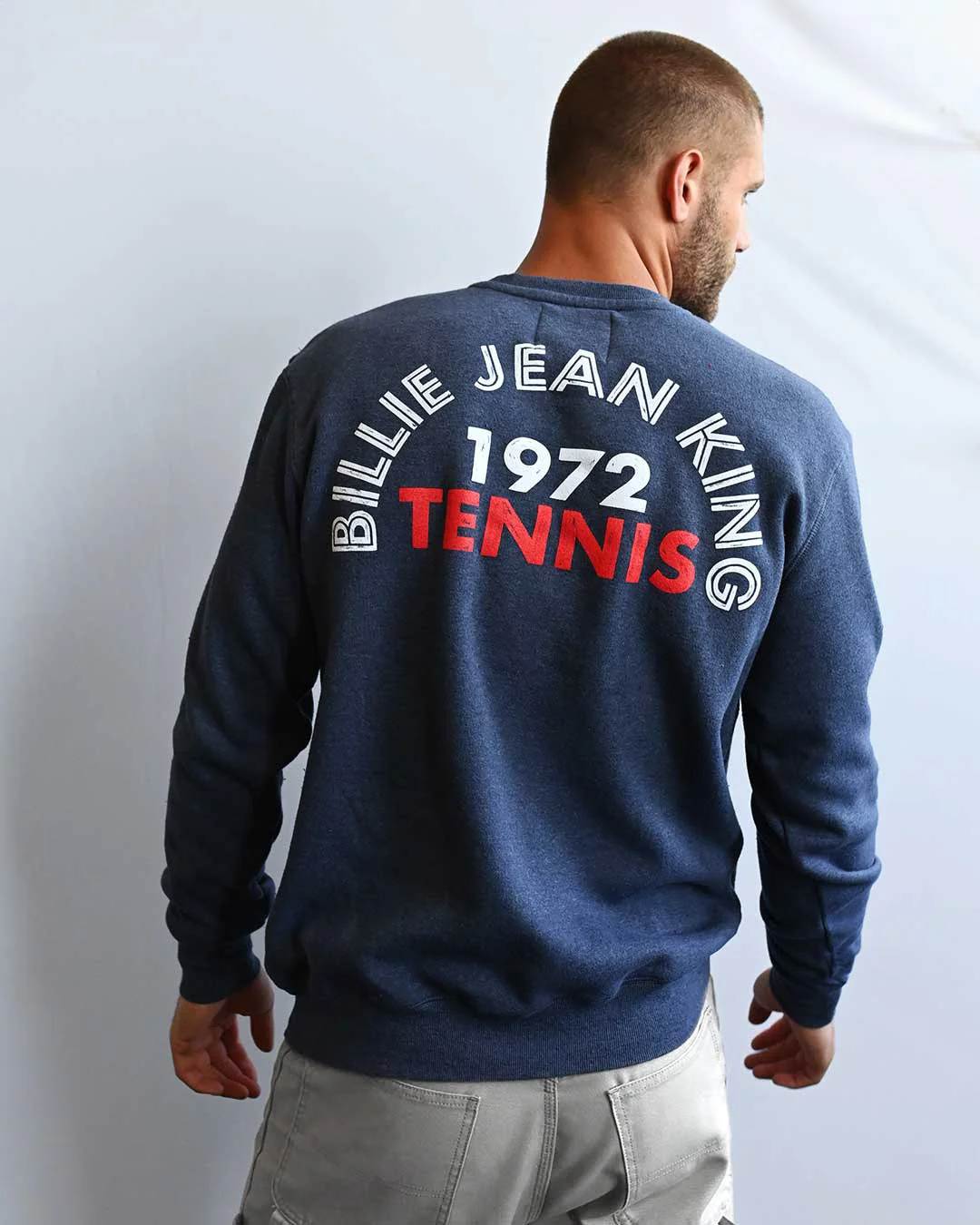 Billie Jean King Navy Sweatshirt - Image 3