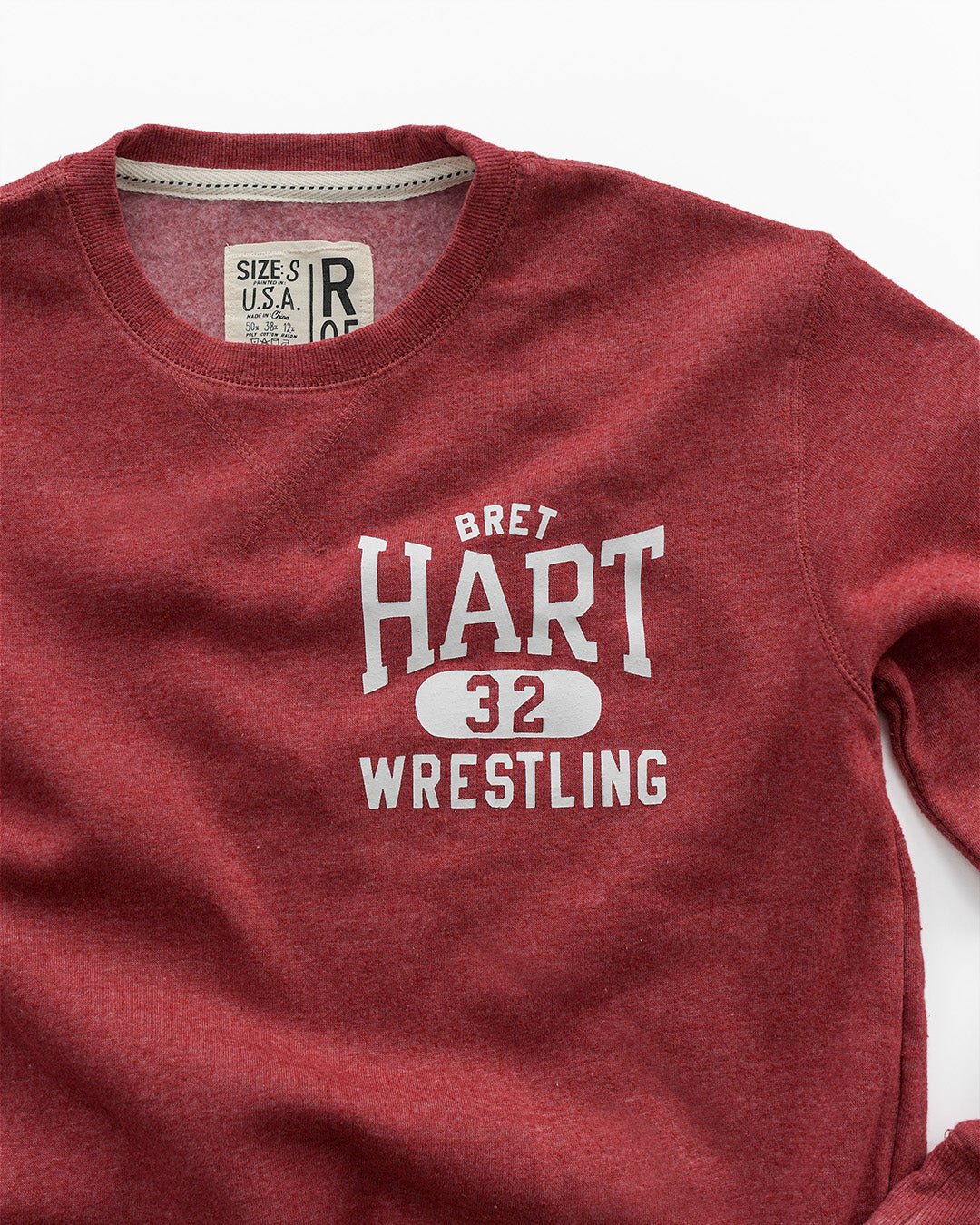 Bret Hart 32-Time Champ Cardinal Sweatshirt - Image 3
