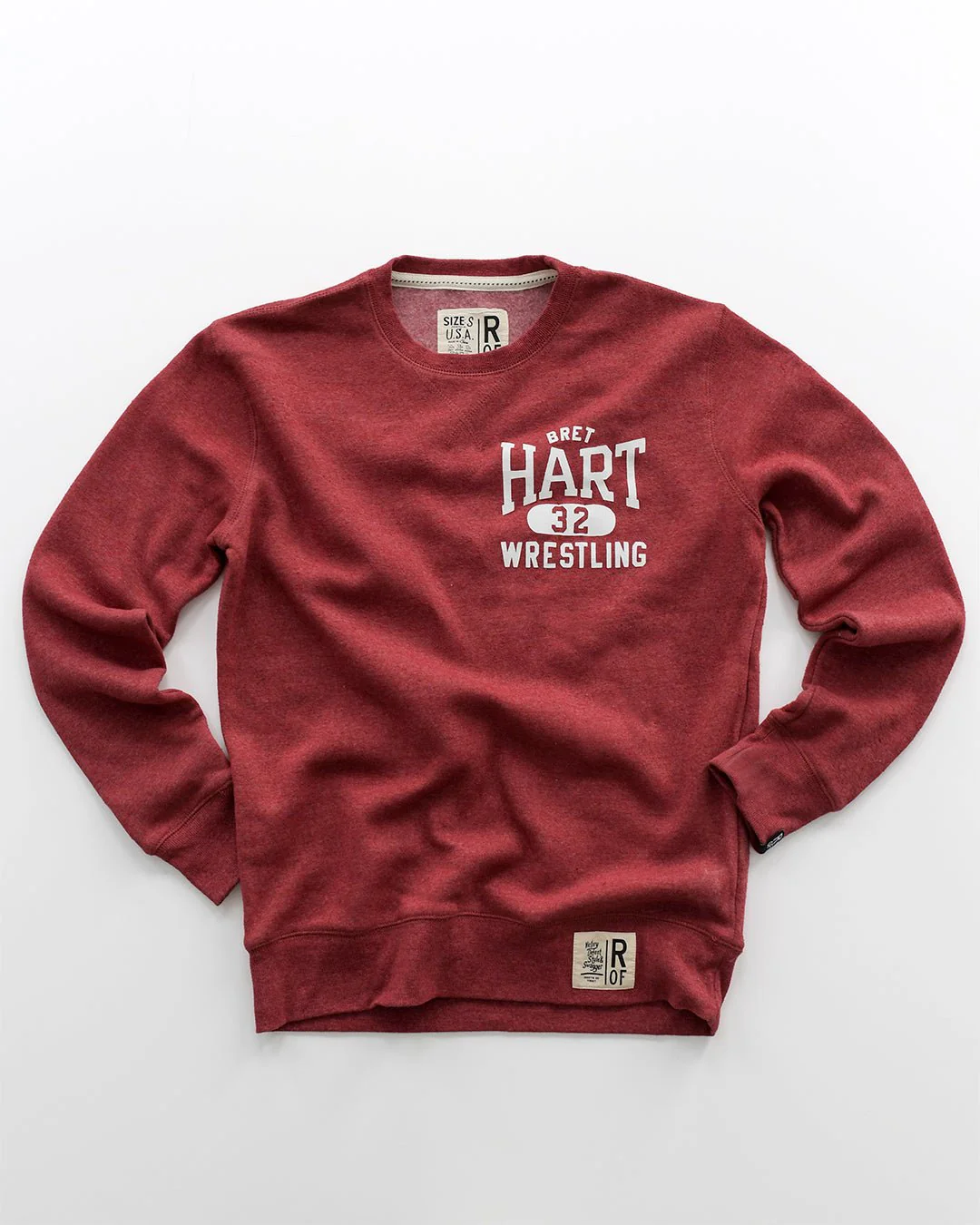 Bret Hart 32-Time Champ Cardinal Sweatshirt - Image 4
