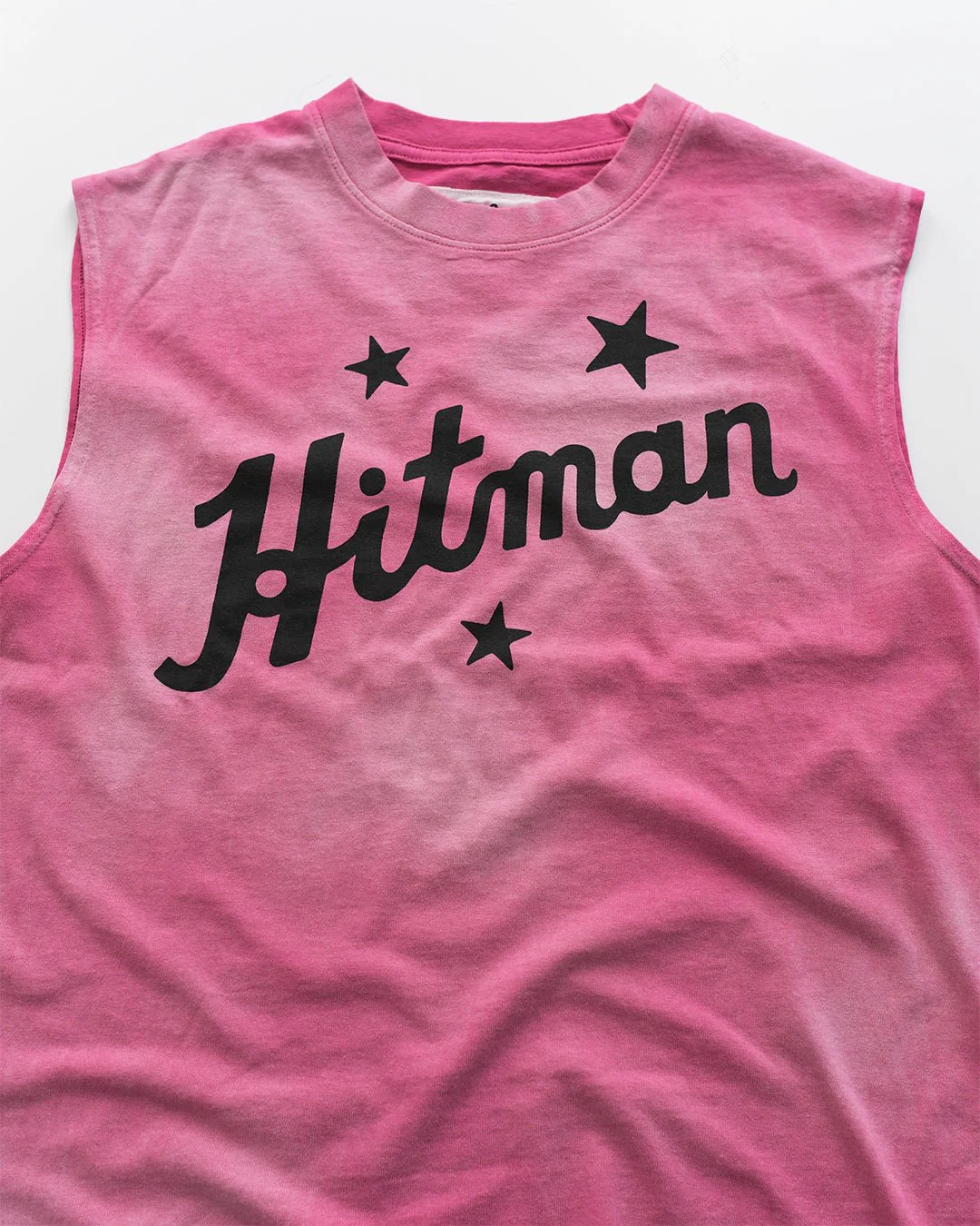 Bret Hart Hitman Pink Muscle Tee - Image 4
