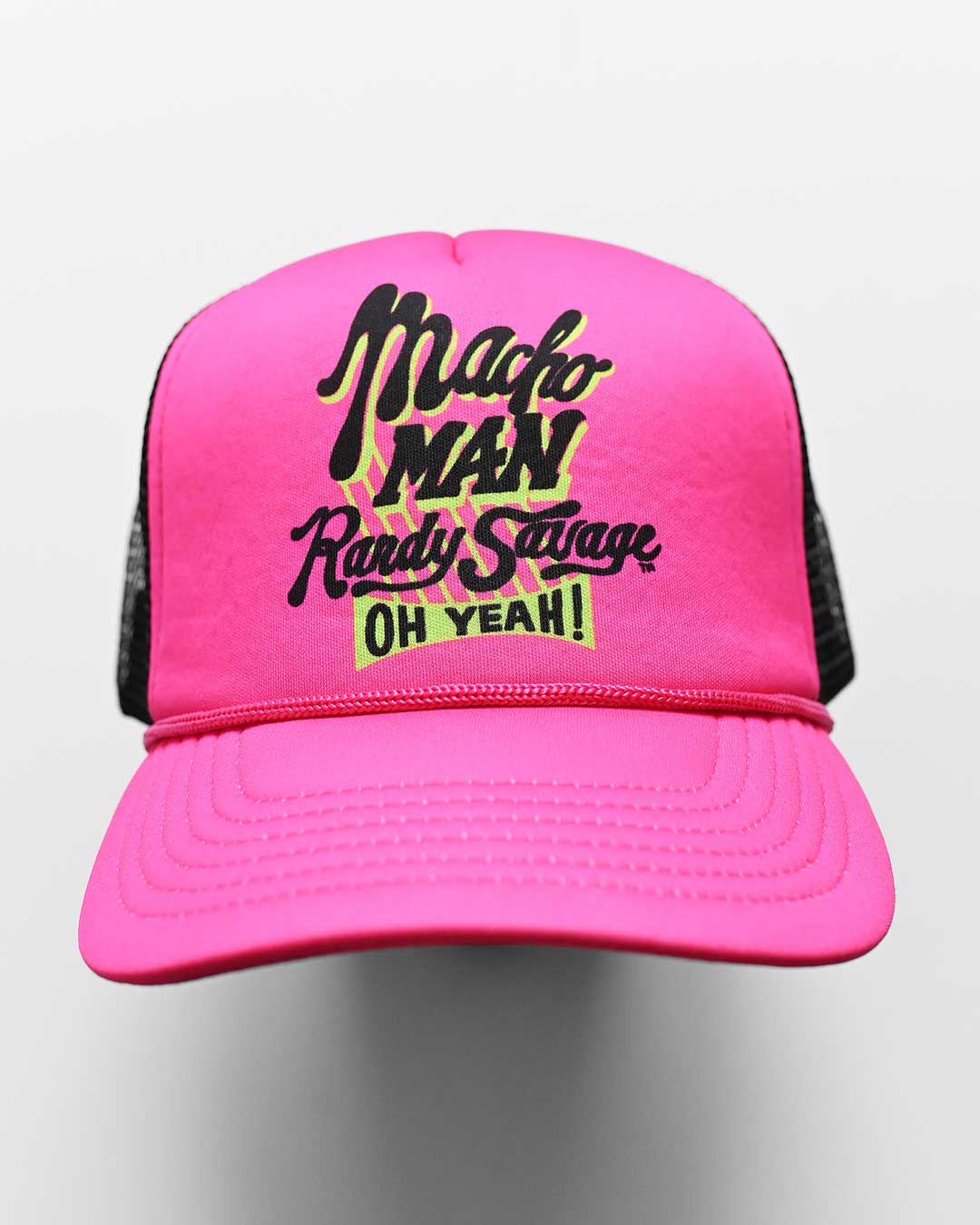 Macho Man Randy Savage Pink Trucker Hat - Image 4