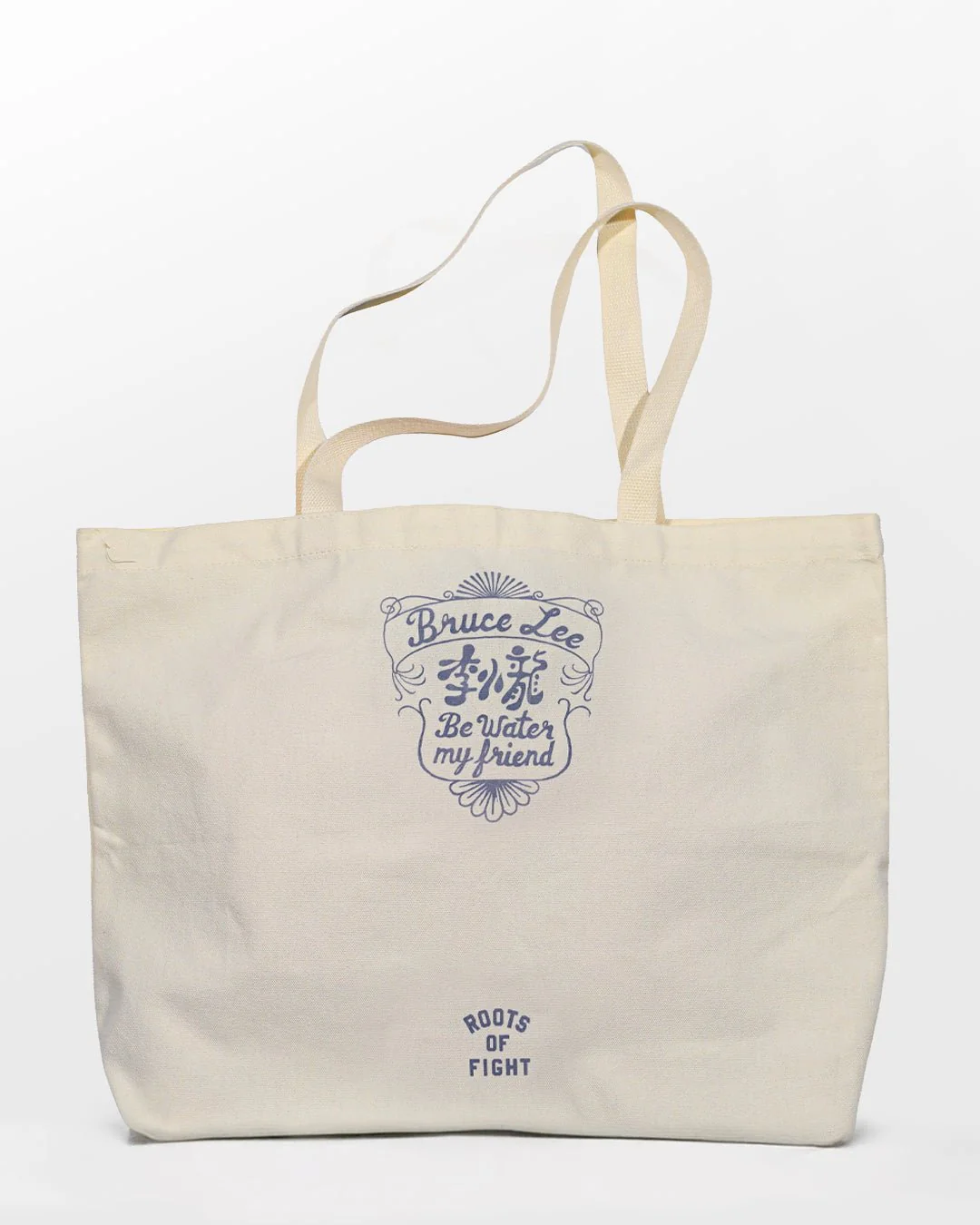 Bruce Lee Be Water Ivory Tote Bag - Image 3