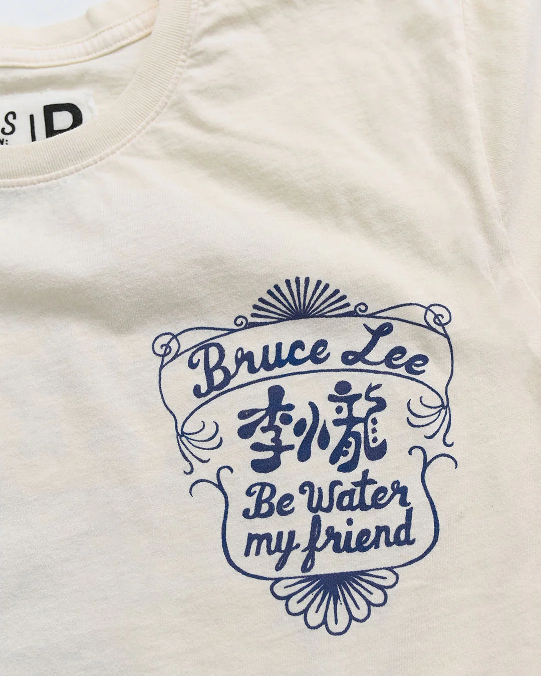 Bruce Lee Be Water White Tee - Image 3