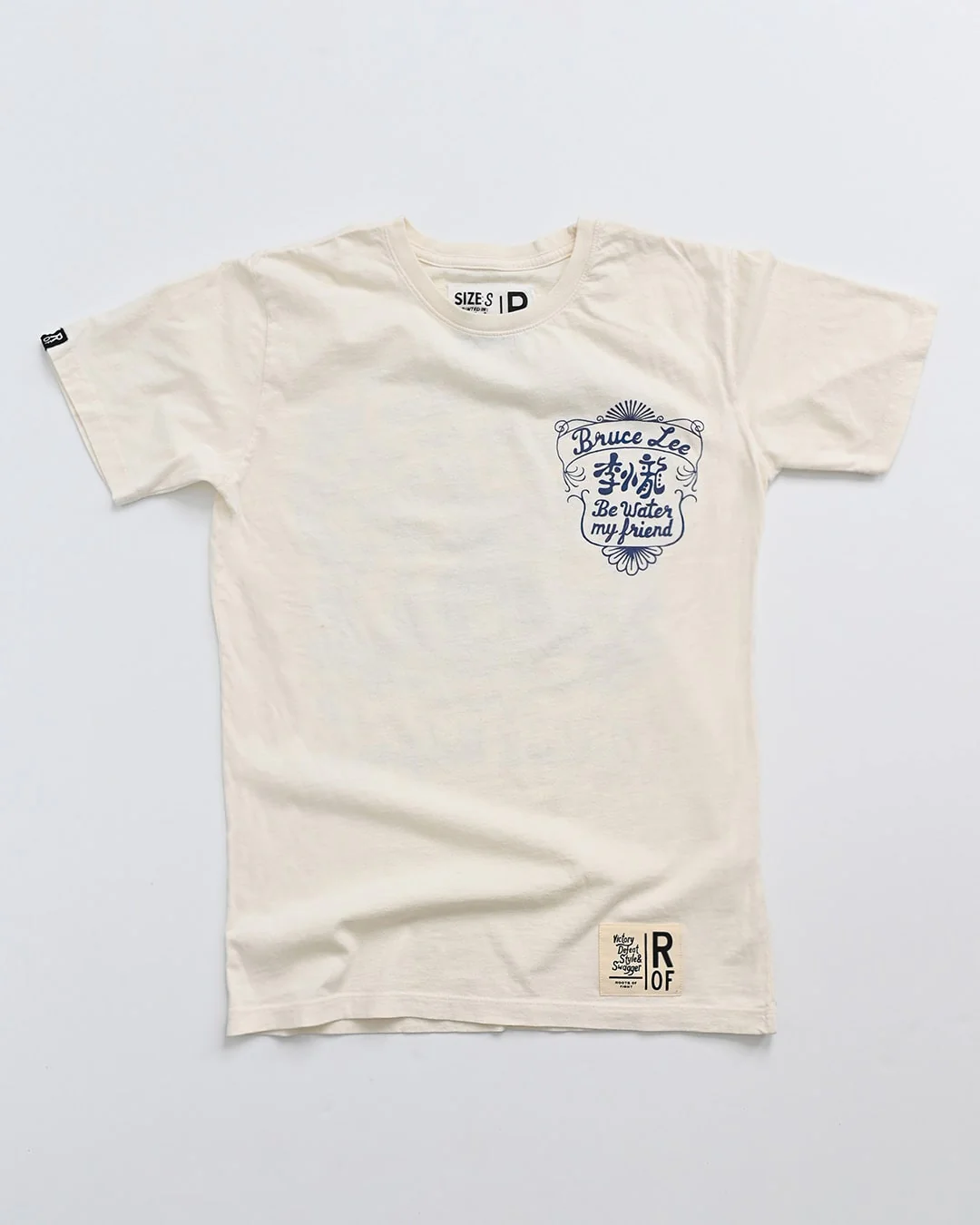 Bruce Lee Be Water White Tee - Image 5