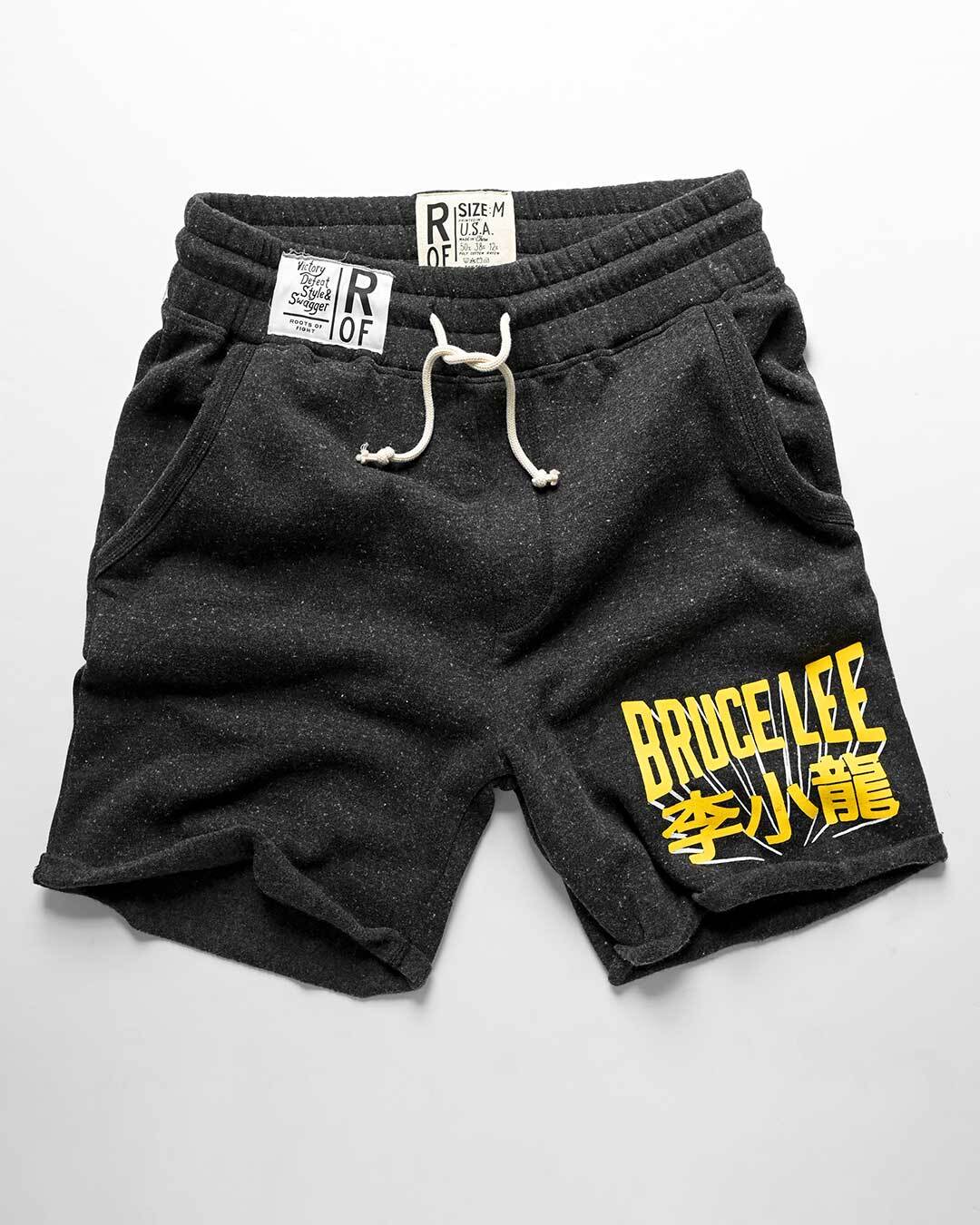 Bruce Lee Classic Black Shorts - Image 3