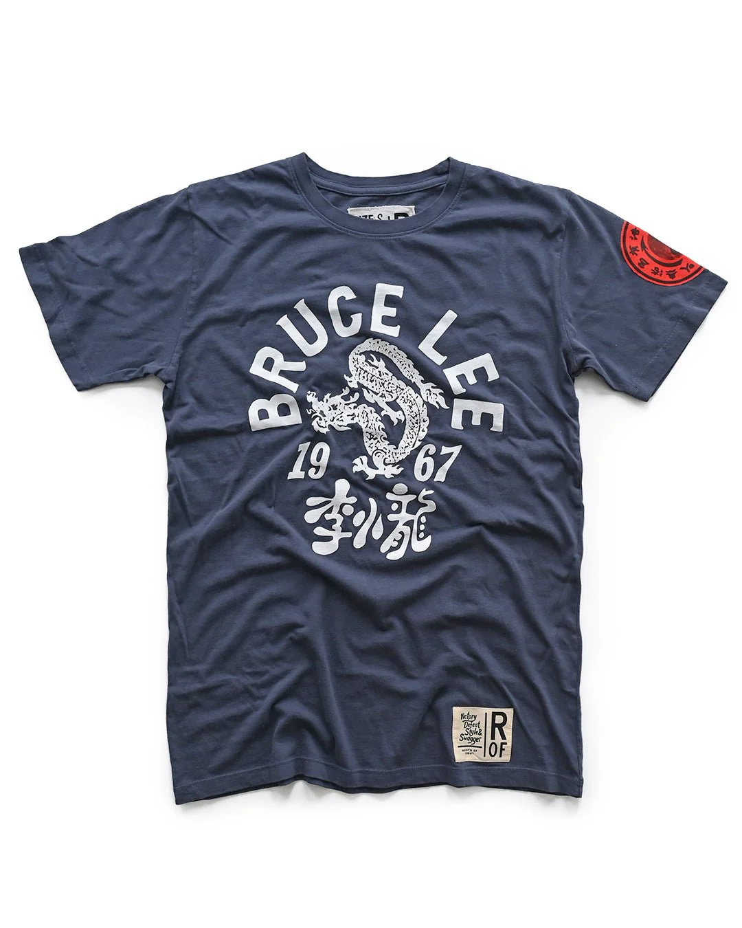 Bruce Lee Freedom Navy Tee - Image 5