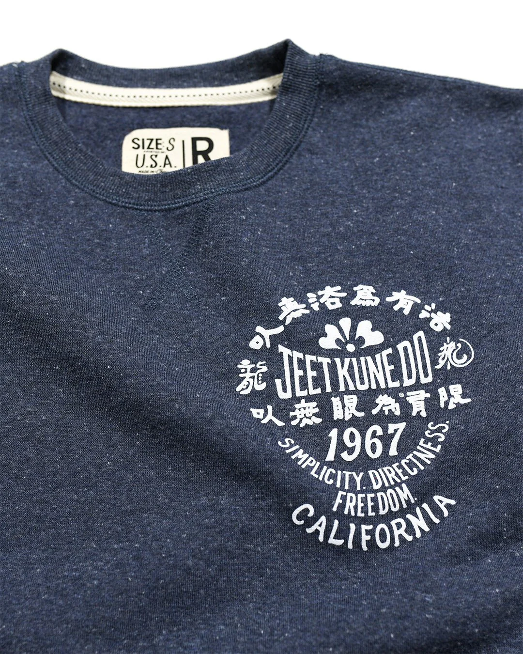 Bruce Lee Jeet Kune Do '67 Navy Sweatshirt - Image 2