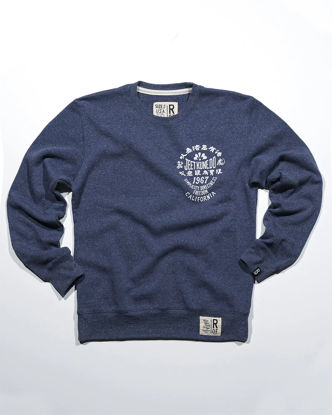 Bruce Lee Jeet Kune Do '67 Navy Sweatshirt - Image 5