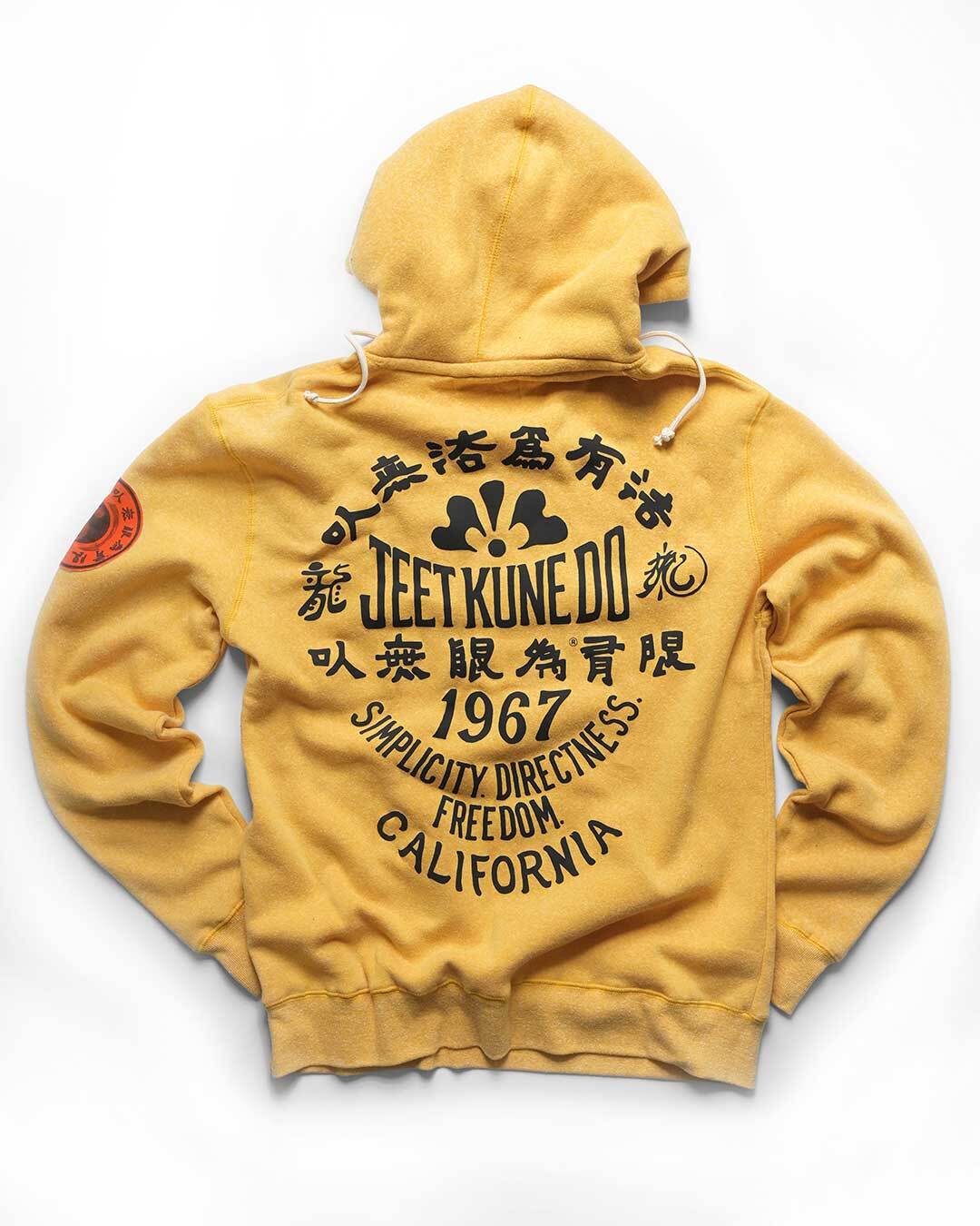 Bruce Lee JKD 1967 Yellow PO Hoody - Image 7