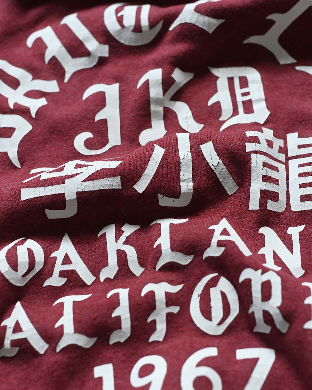 Bruce Lee Oakland '67 Cardinal PO Hoody - Image 4