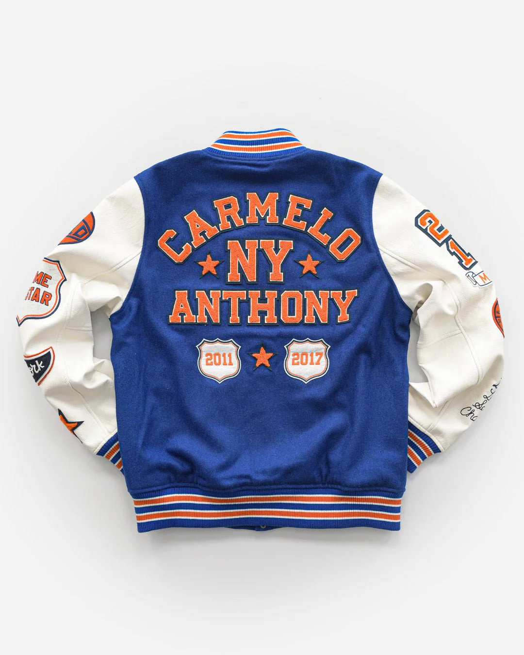 C. Anthony New York Blue Varsity Jacket - Image 3