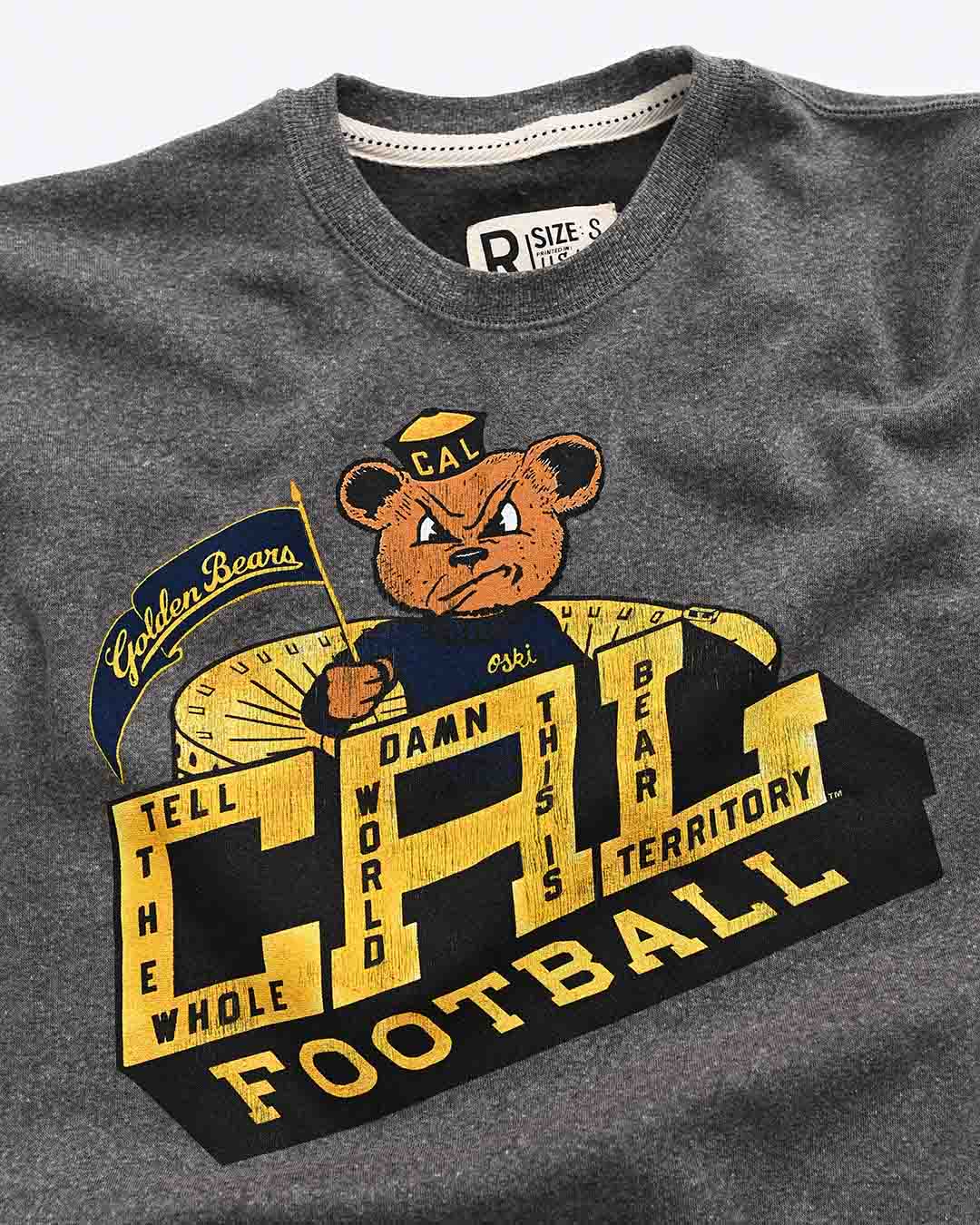 CAL - Golden Bears Football Grey Sweatshirt - Image 5