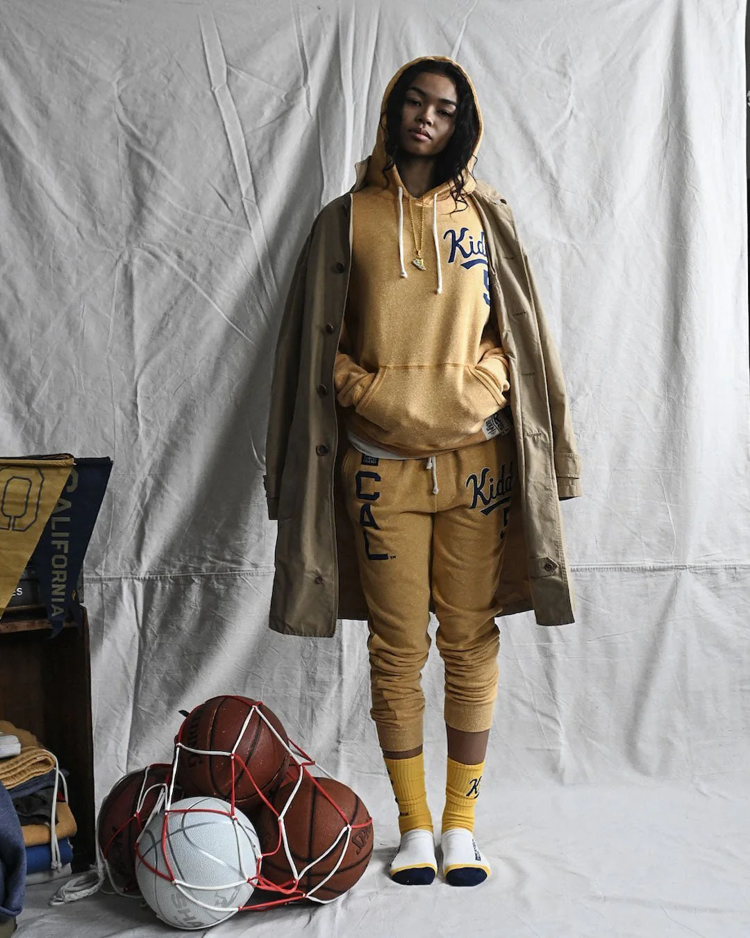 CAL - Jason Kidd #5 Gold PO Hoody - Image 3