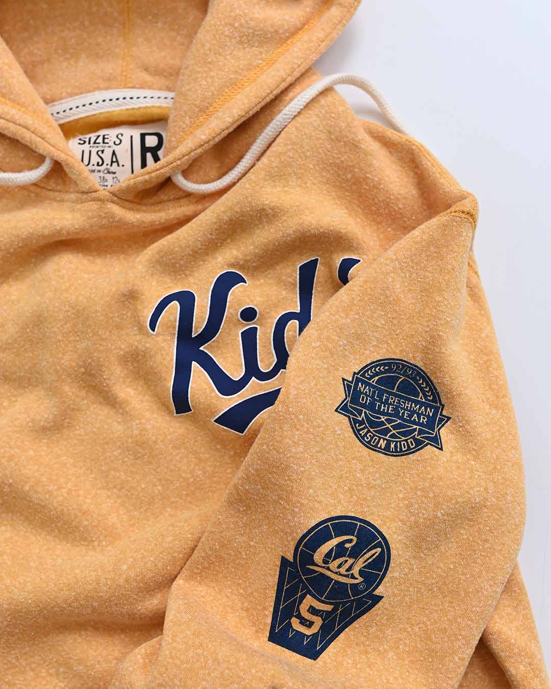 CAL - Jason Kidd #5 Gold PO Hoody - Image 6