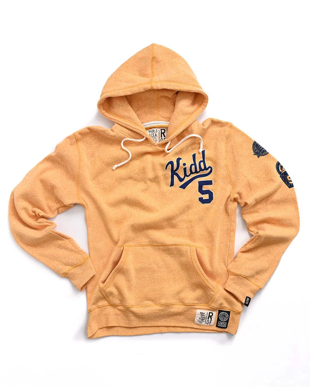 CAL - Jason Kidd #5 Gold PO Hoody - Image 7