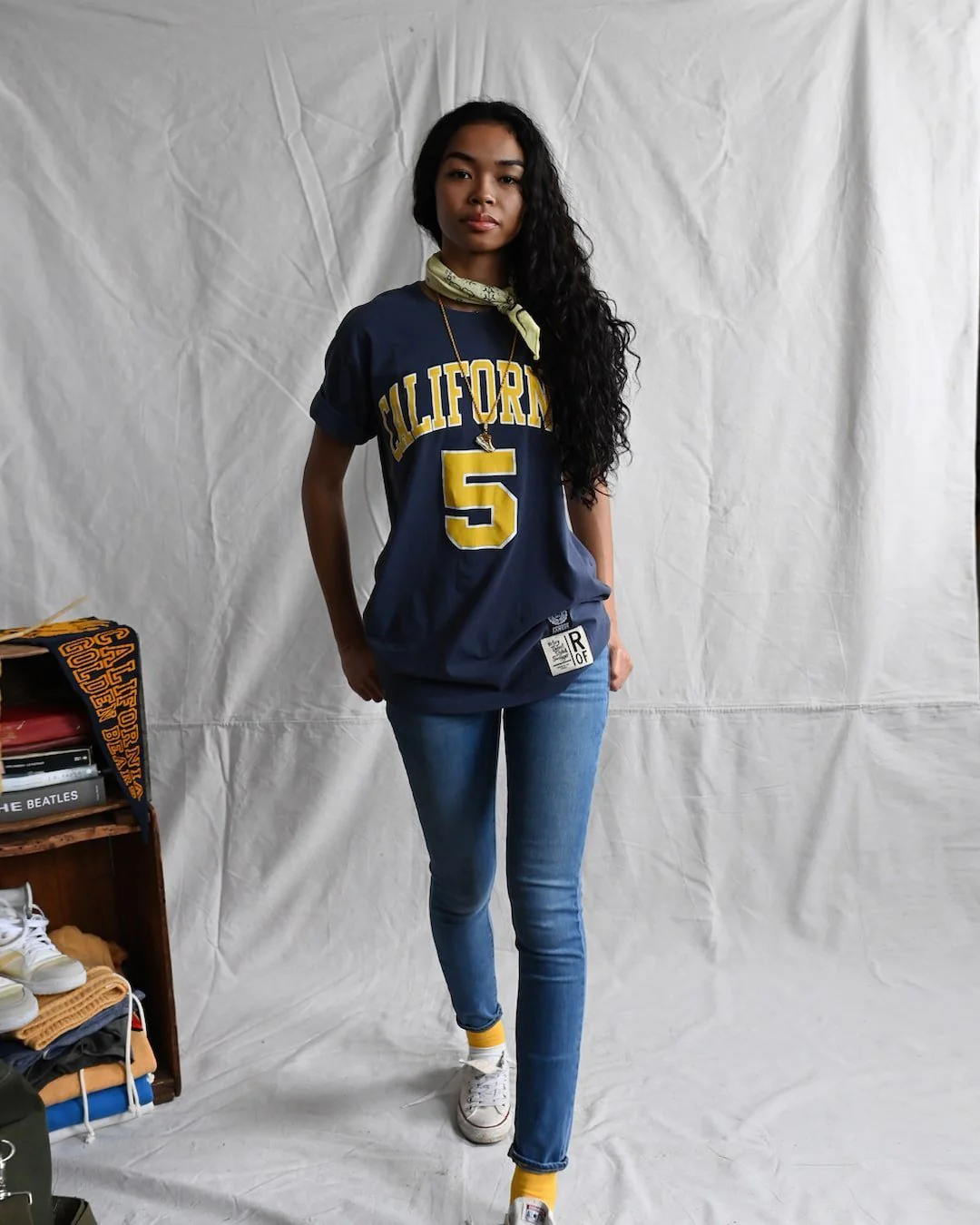 CAL - Jason Kidd #5 Navy Tee - Image 5