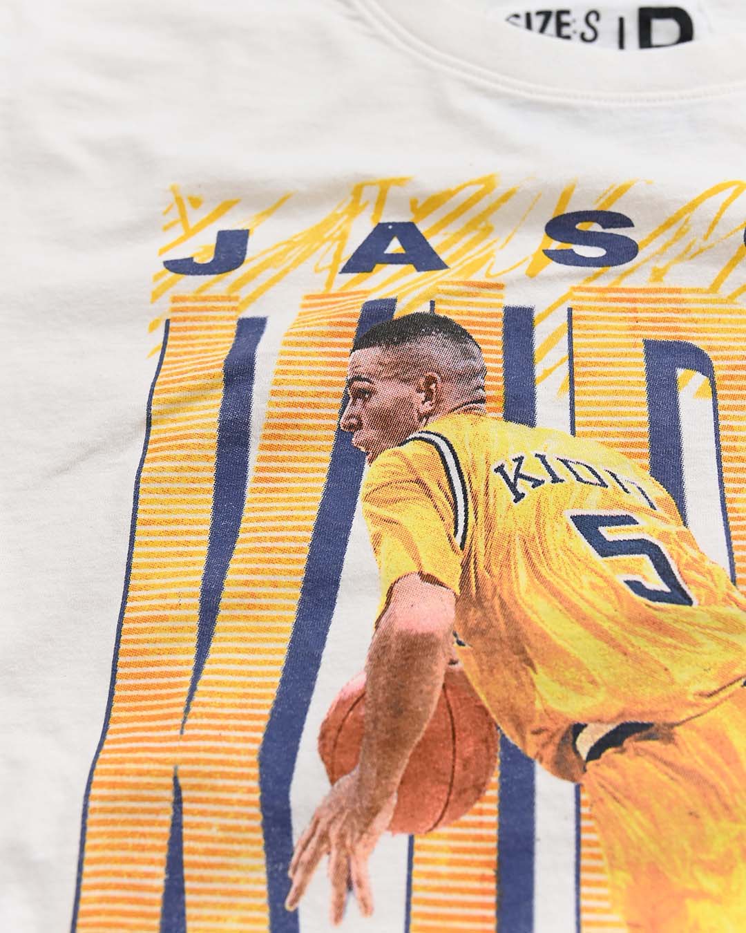 CAL - Jason Kidd '94 Graphic White Tee - Image 3