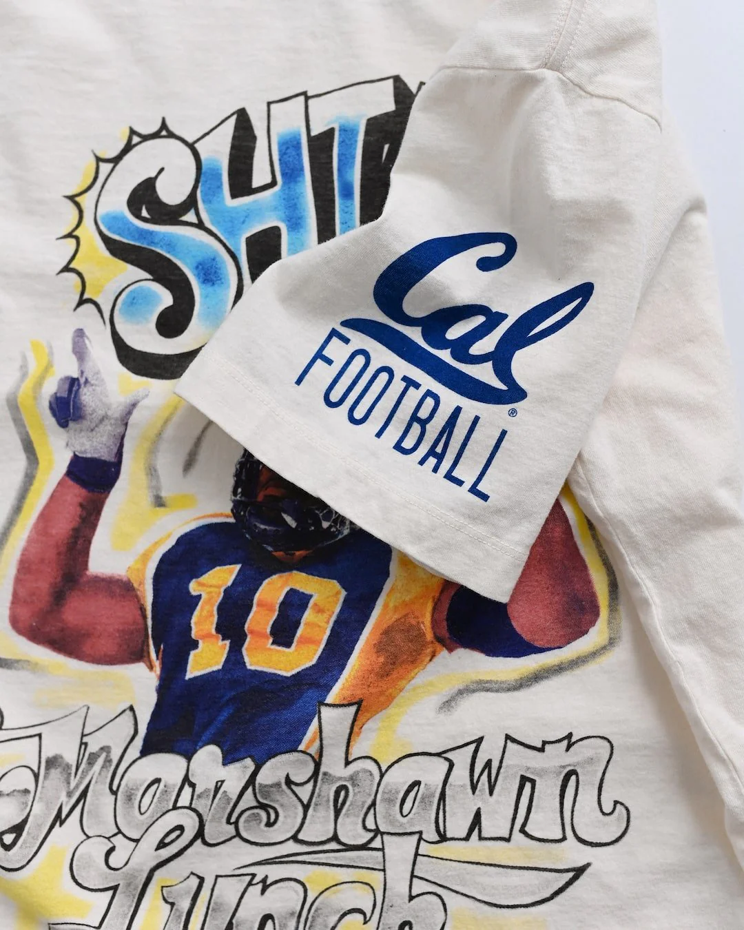 CAL - Marshawn Lynch Shinin' 365 White Tee - Image 3